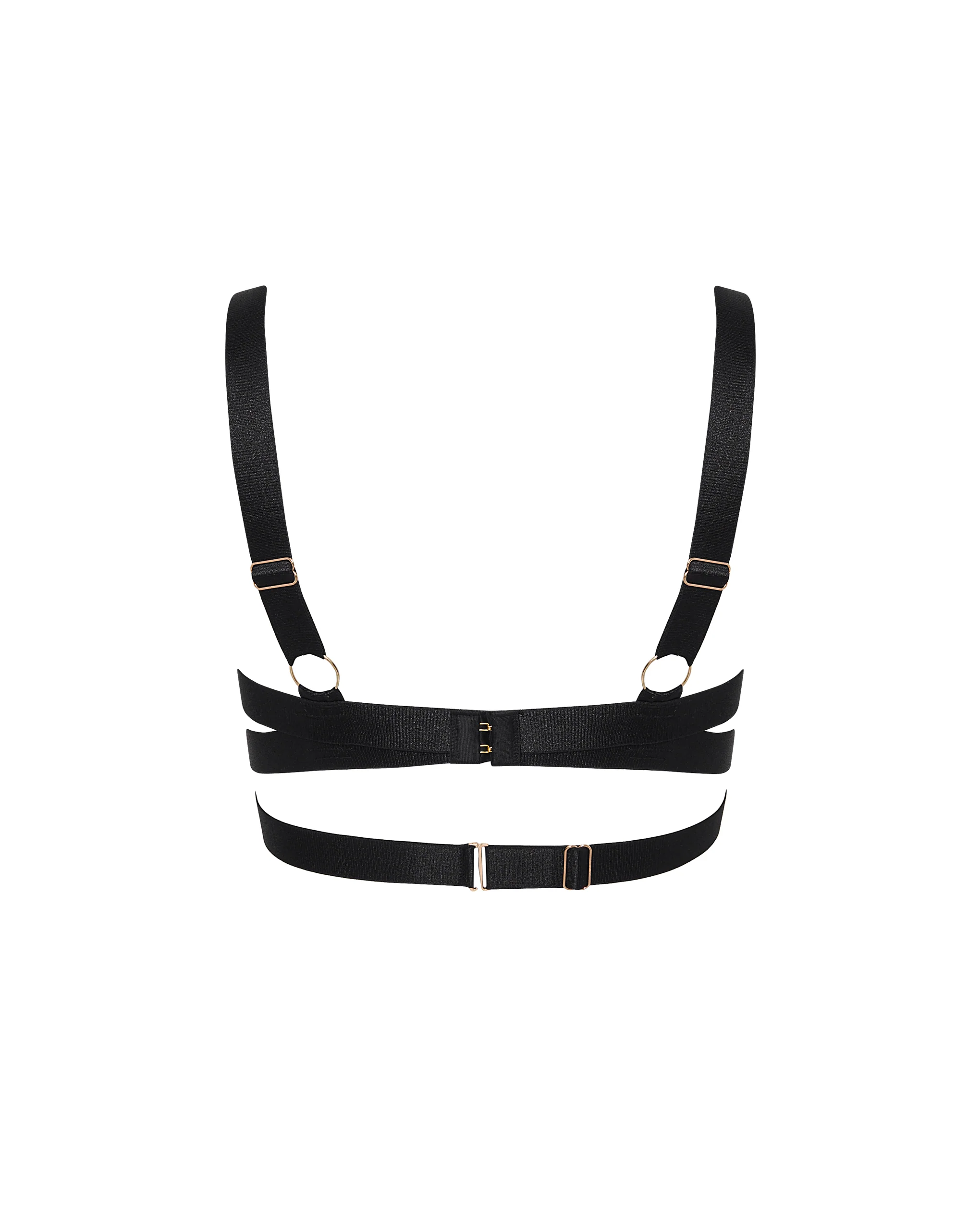 Trinity Semi-Open Wired Bra Black