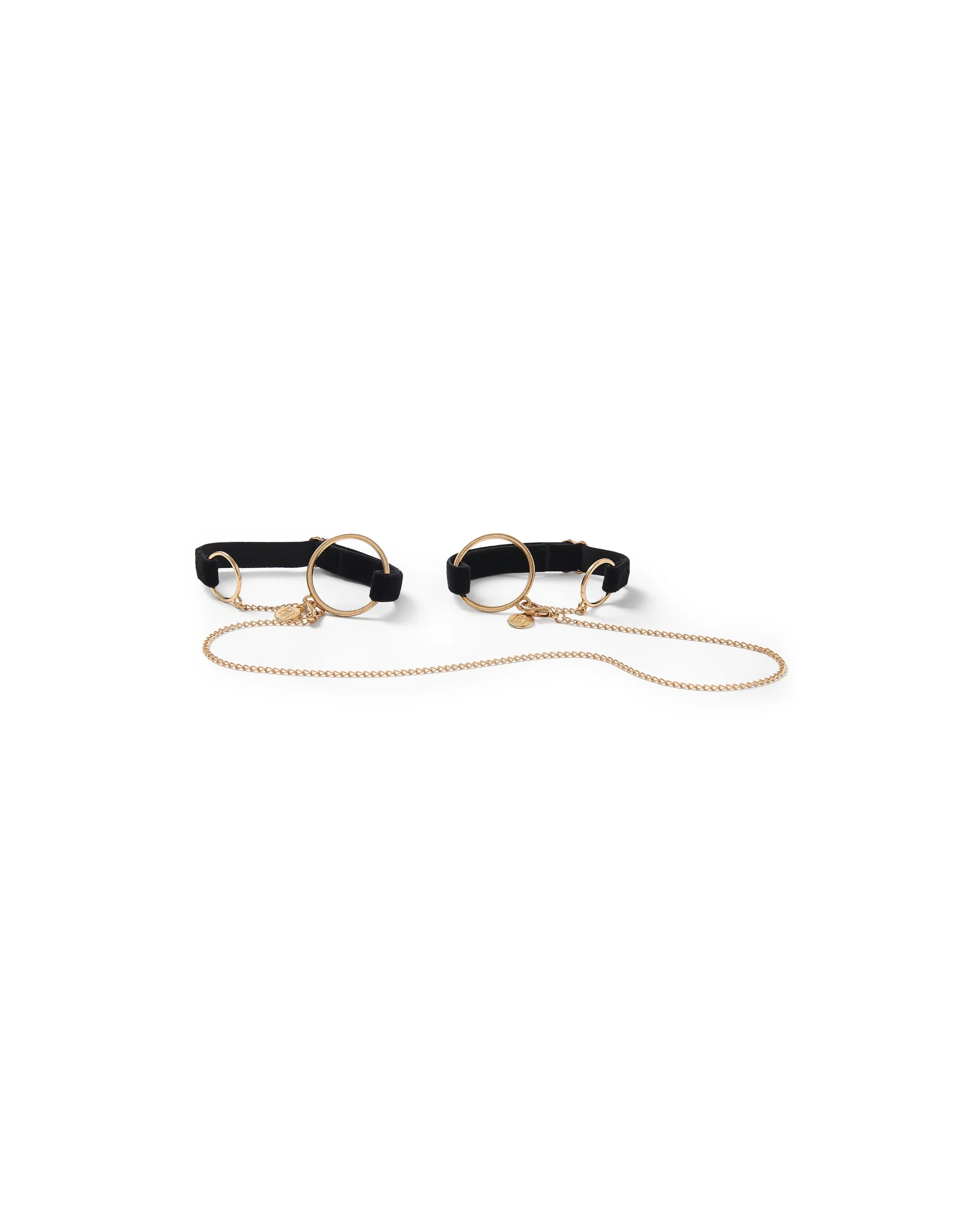 Simone Cuffs Black/Gold
