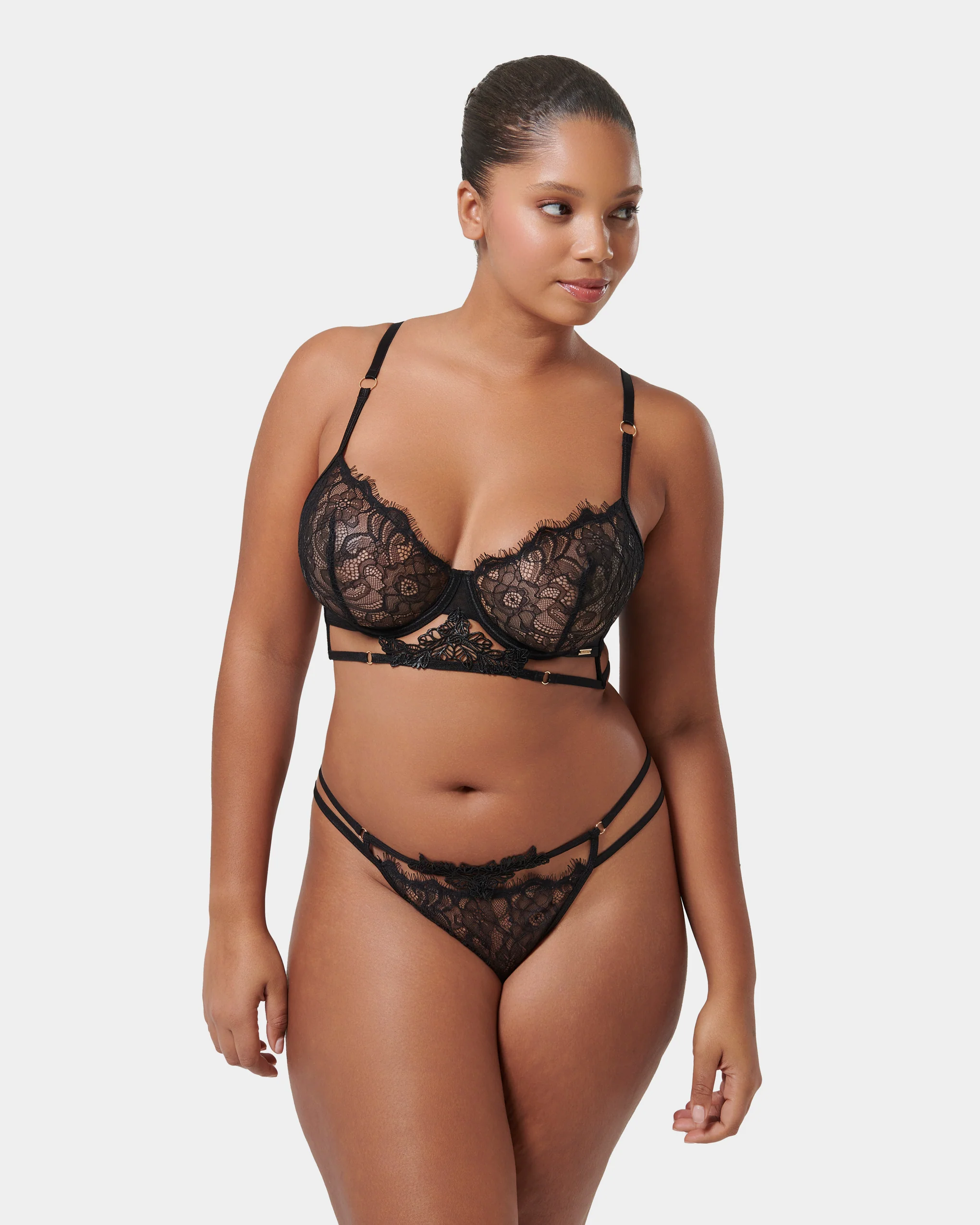Lumi Wired Bra Black