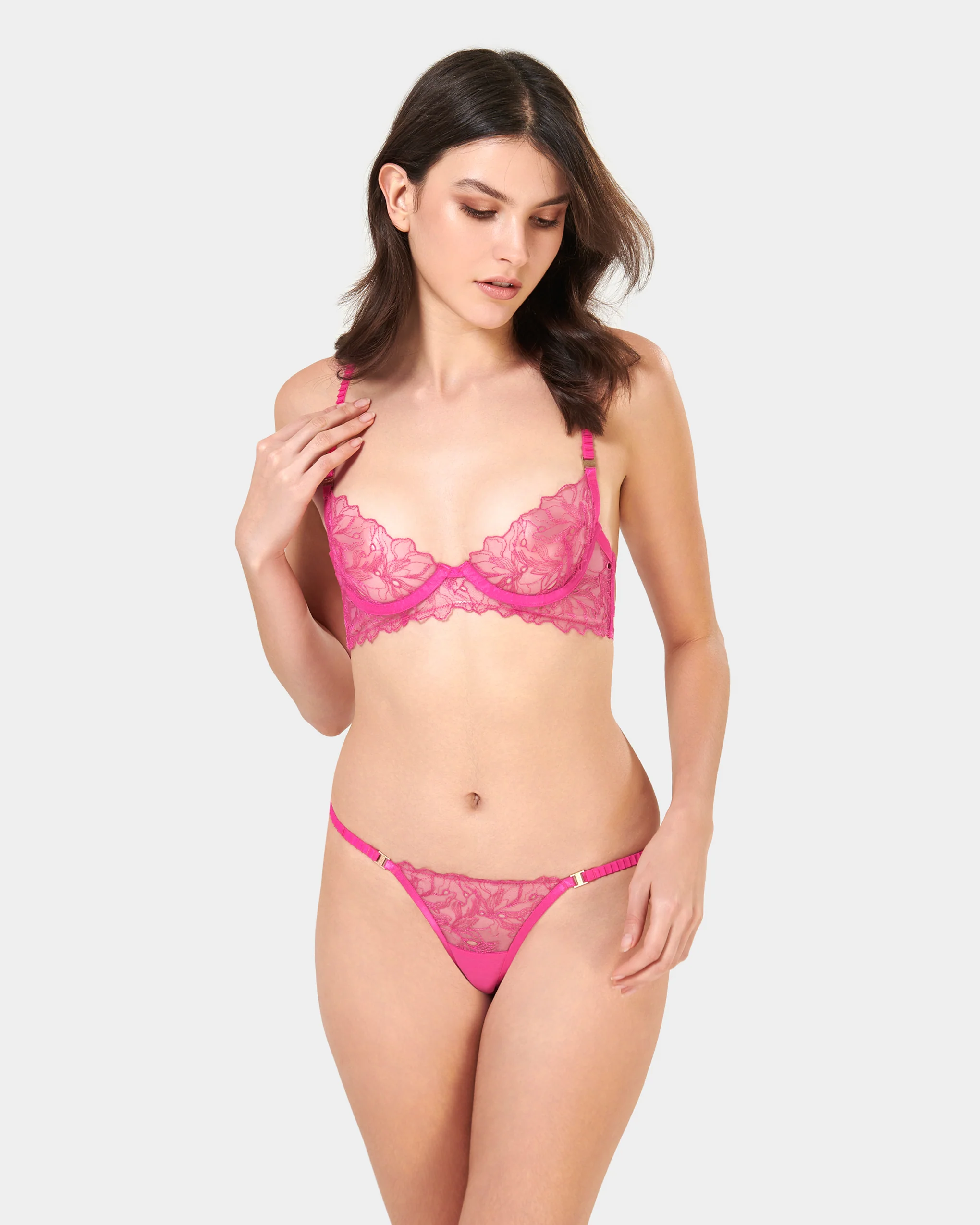 Astra Wired Bra Fuchsia Pink