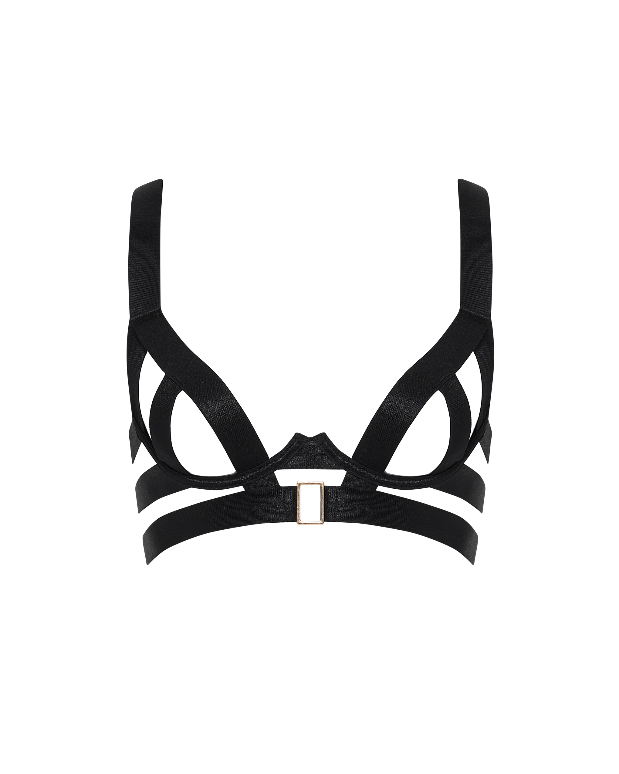 Trinity Semi-Open Wired Bra Black