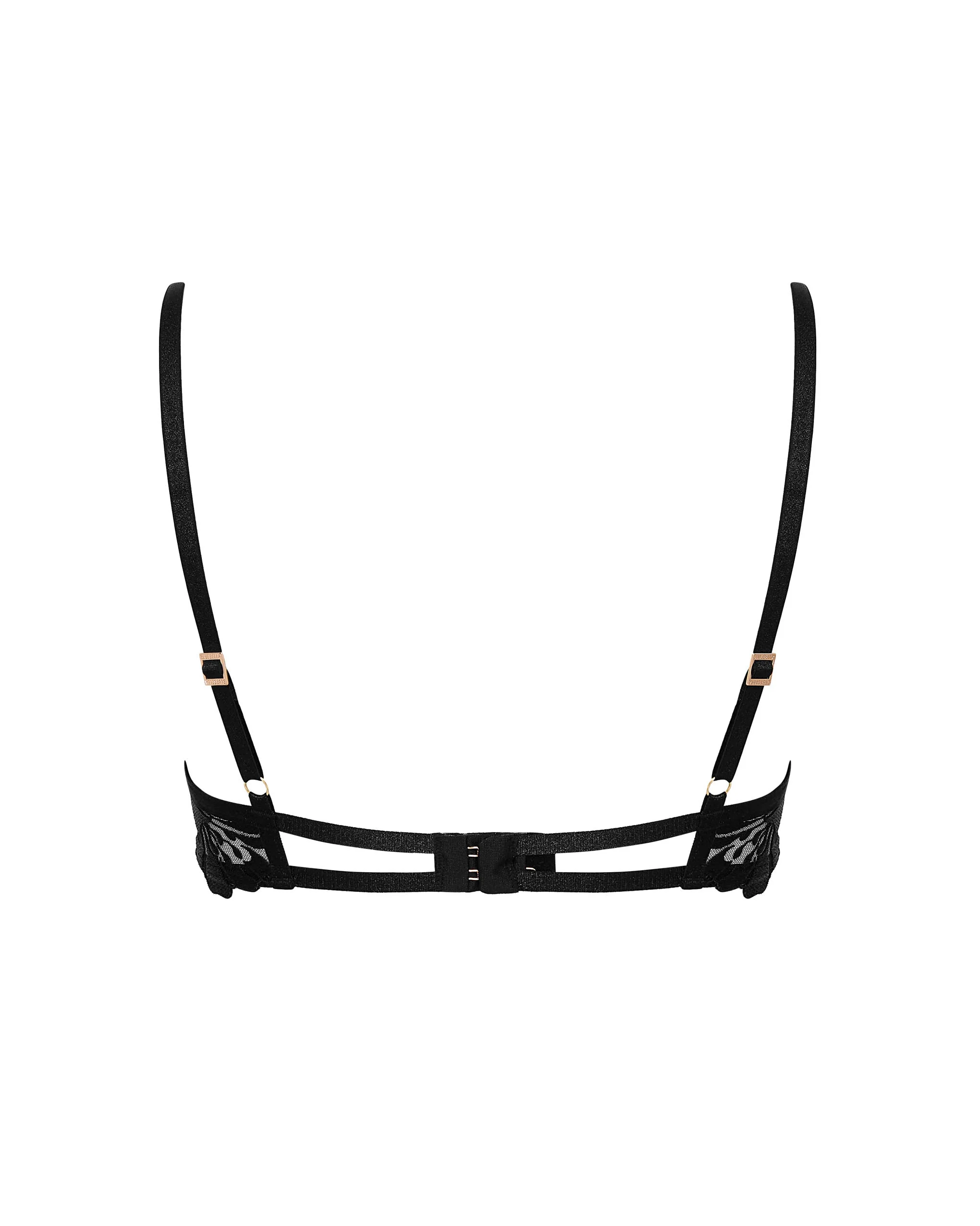 Leonora Wired Bra Black