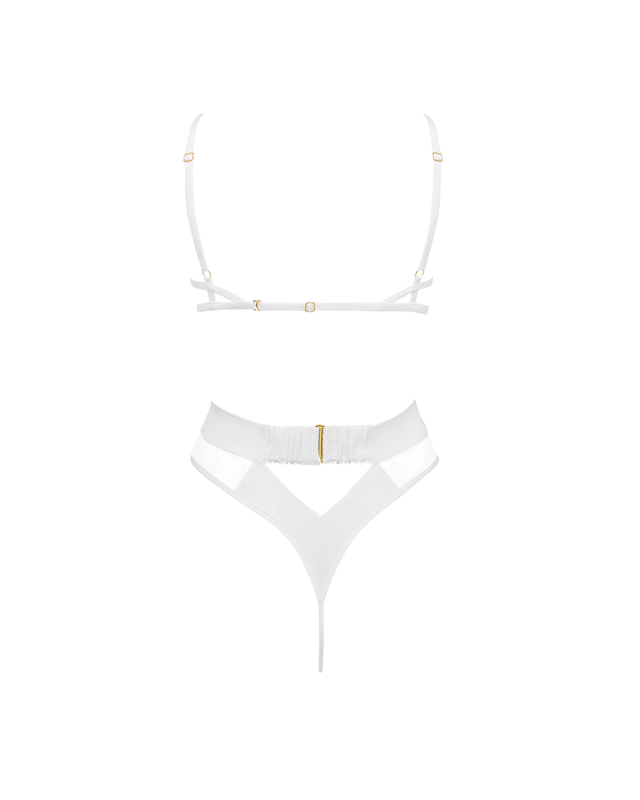 Orla Sheer Bodysuit White