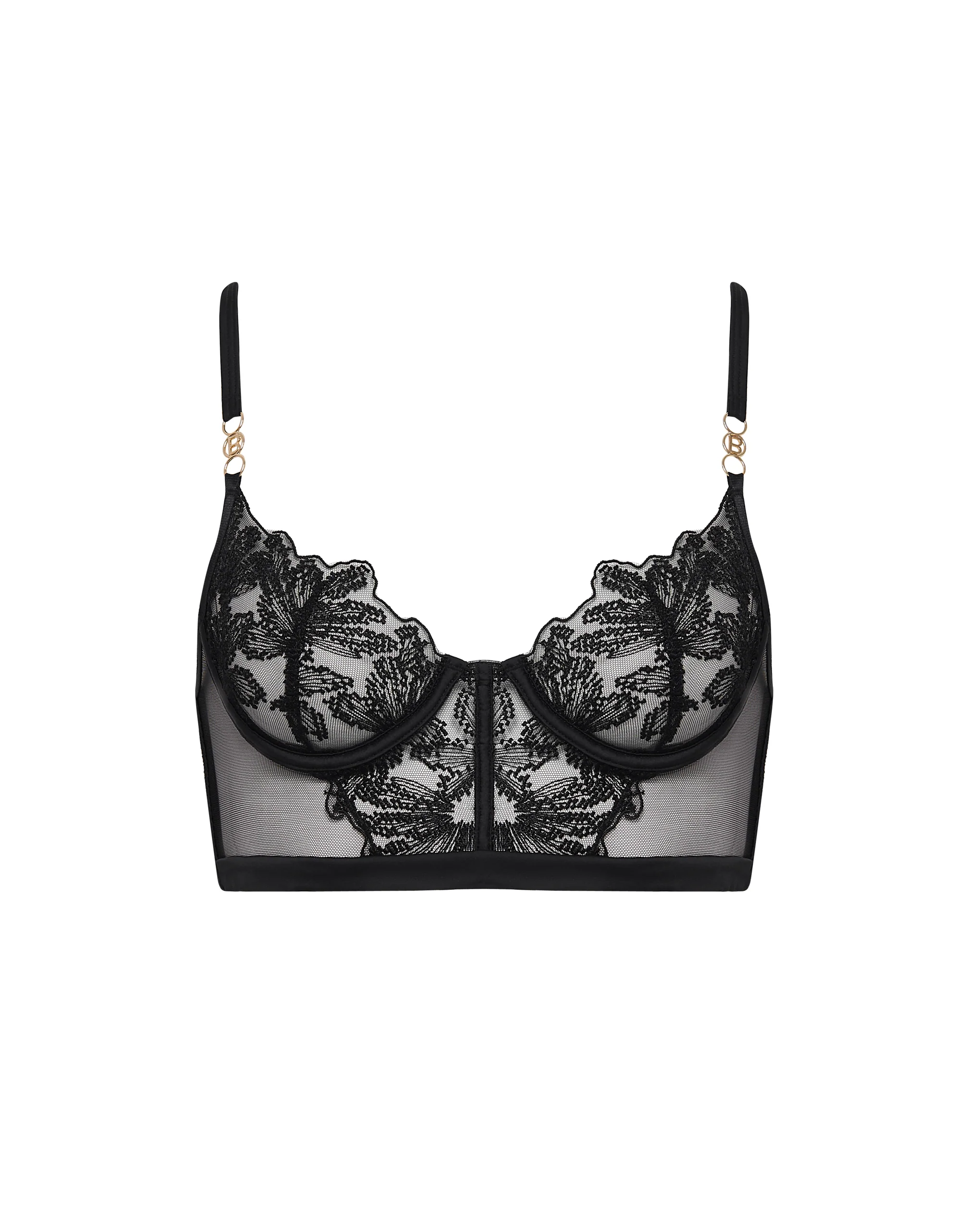 Olympia Wired Bustier Black