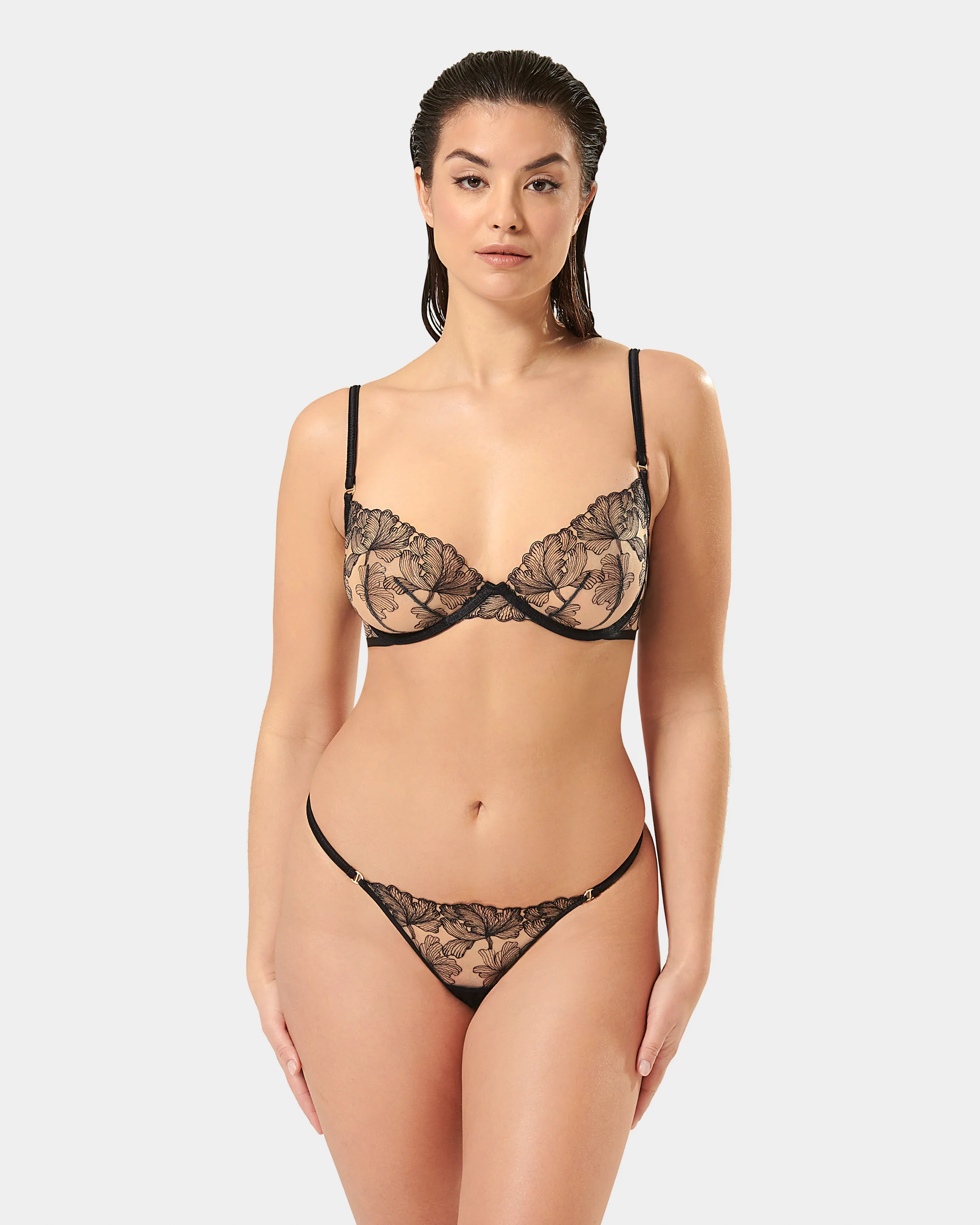 Alula Bra Black/Sheer