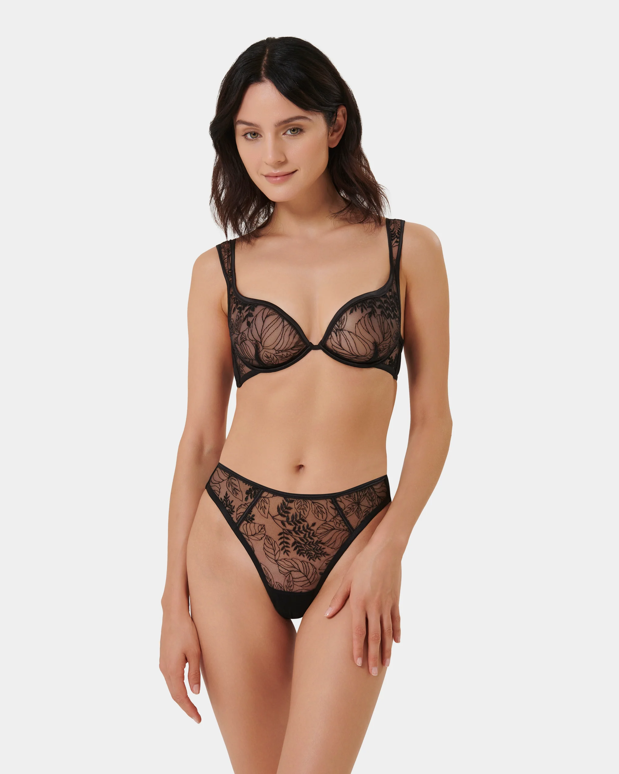 Seraphim Wired Bra Black