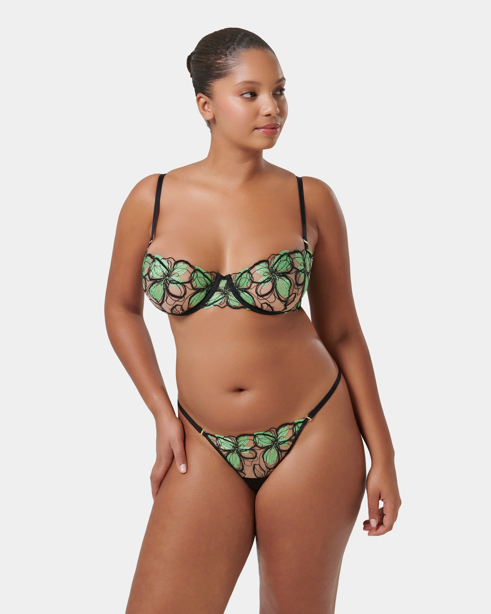 Set: Odette Black/Summer Green