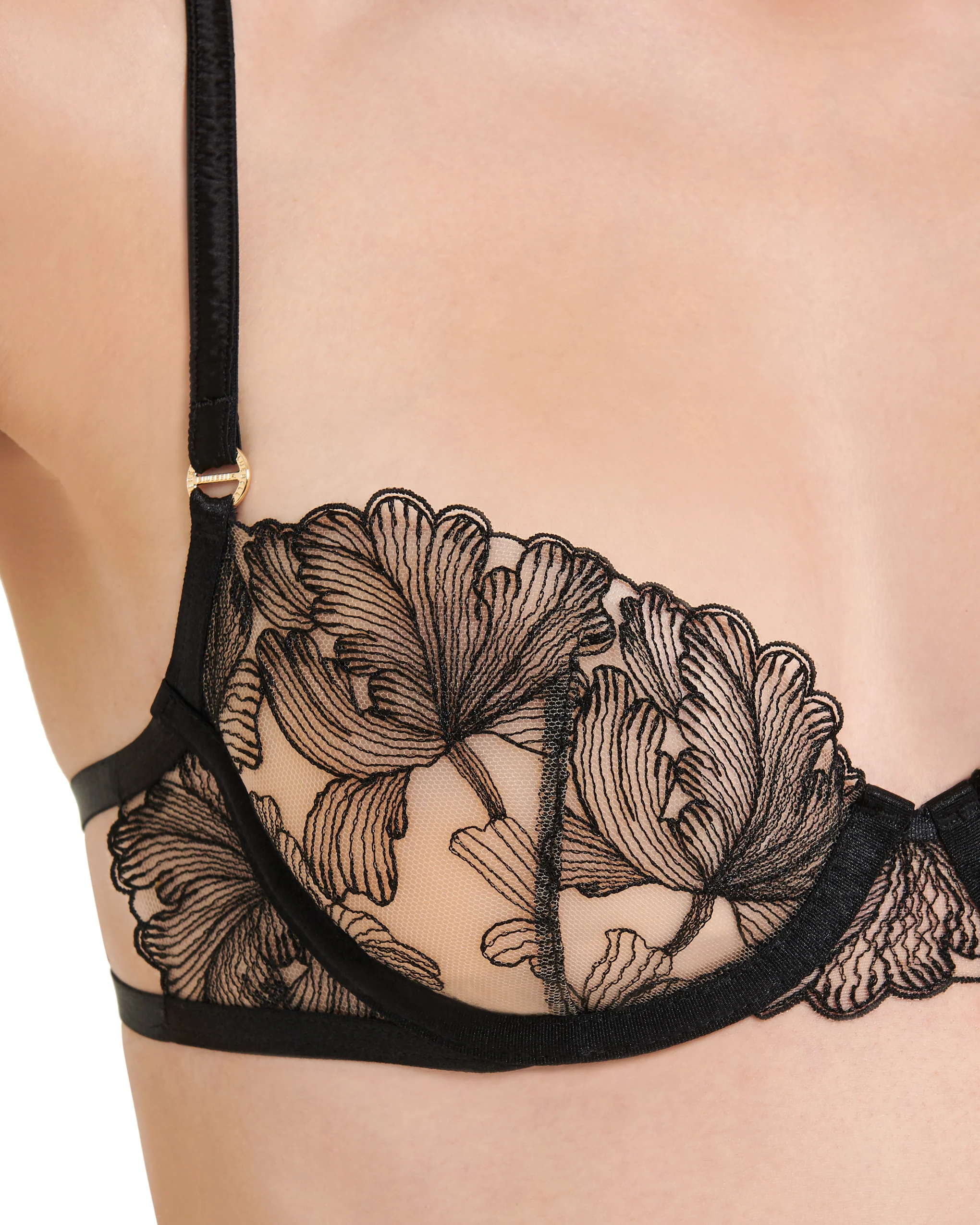Alula Bra Black/Sheer