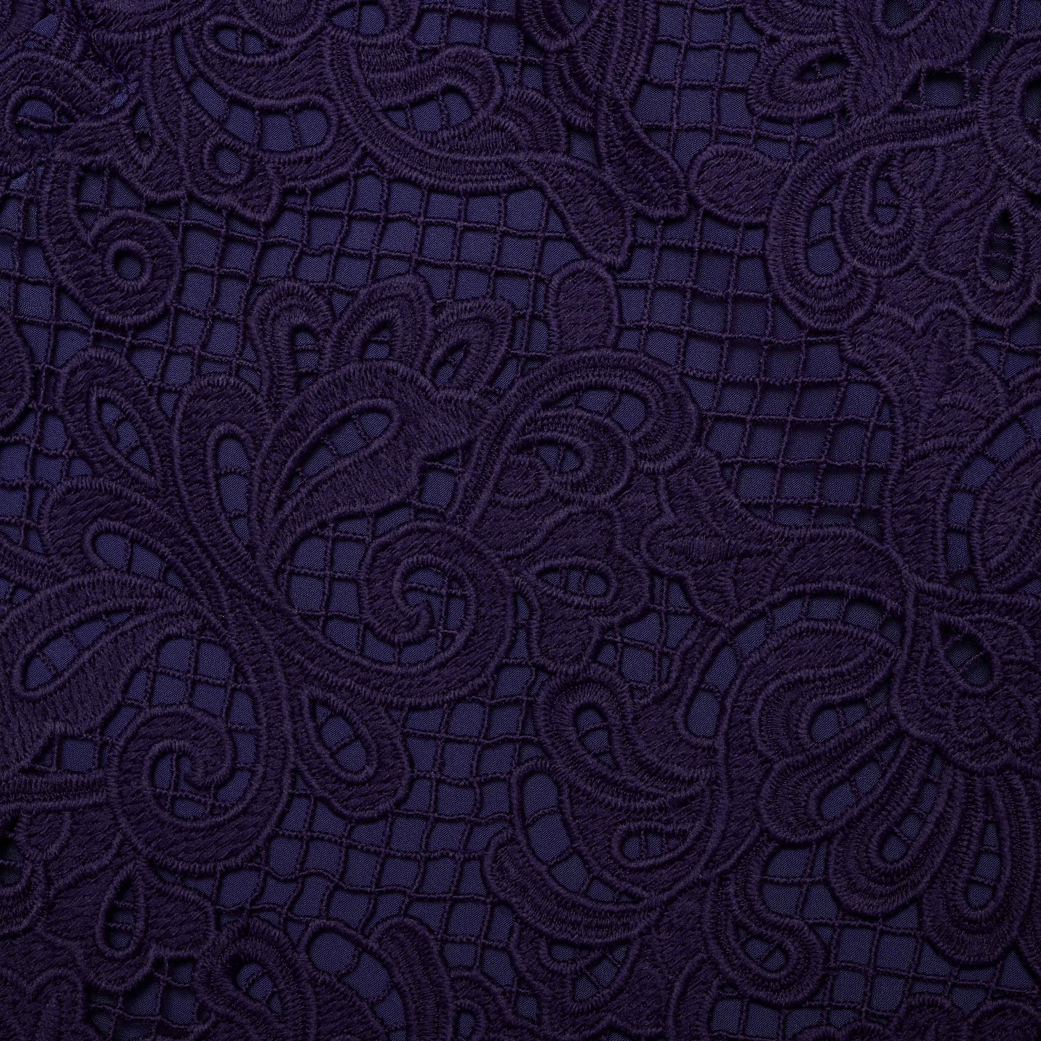 Navy Lace Mini Dress