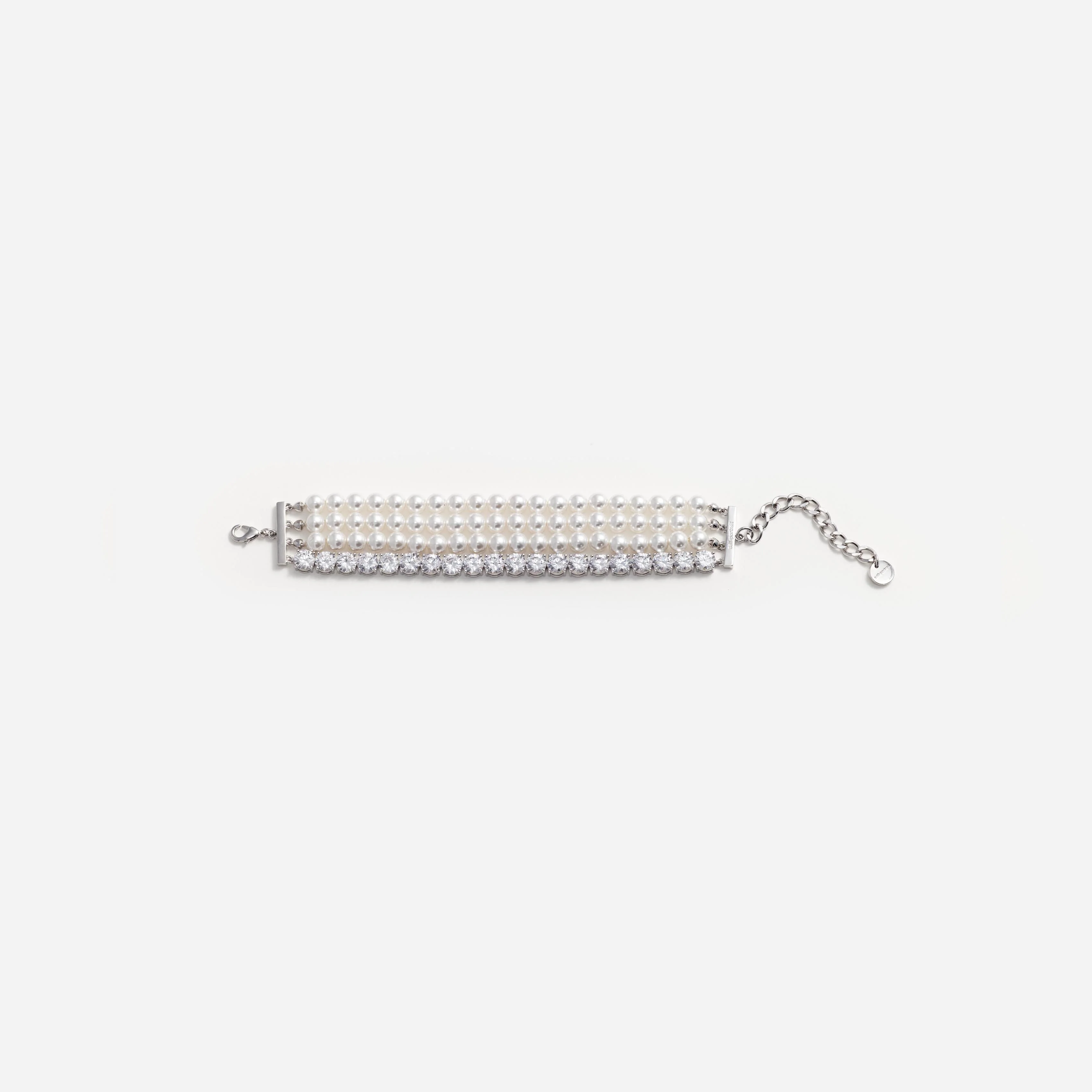 Pearl Diamante Bracelet