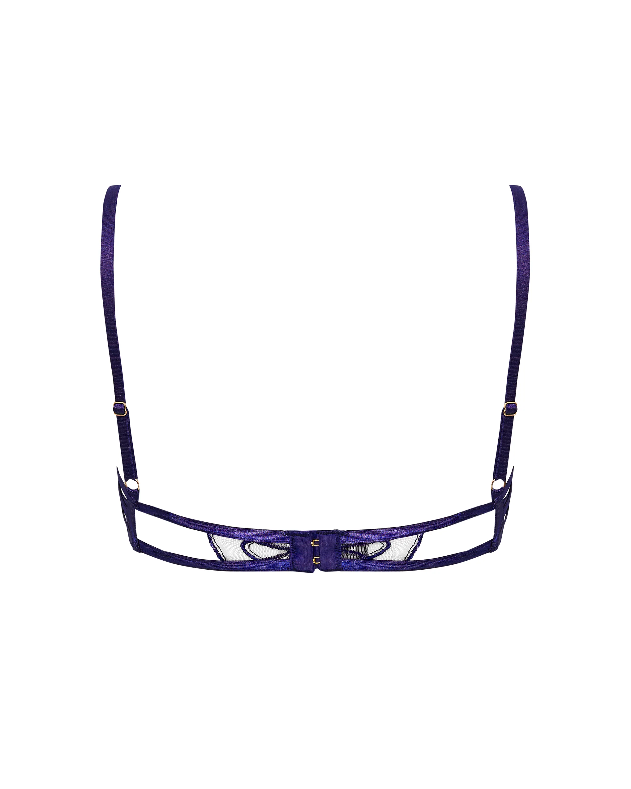 Beatrix Wired Bra Acai Purple/Sheer