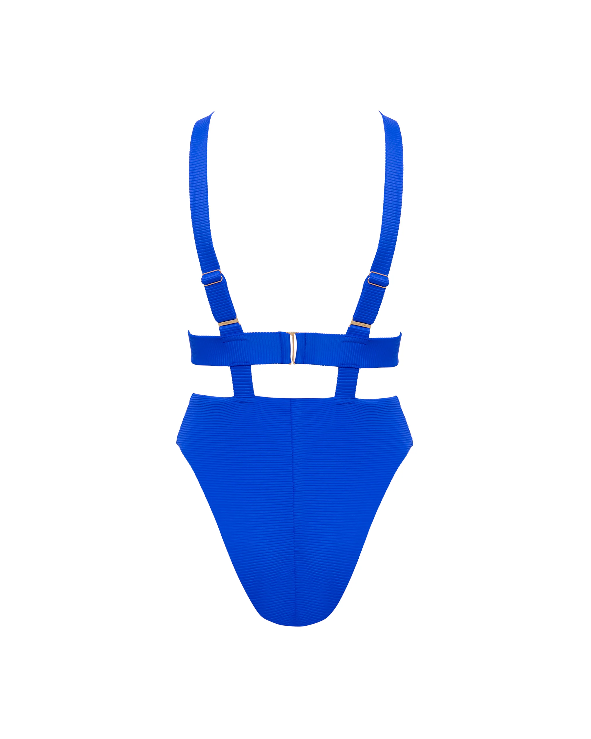 Lucerne Plunge Swimsuit Ocean Blue
