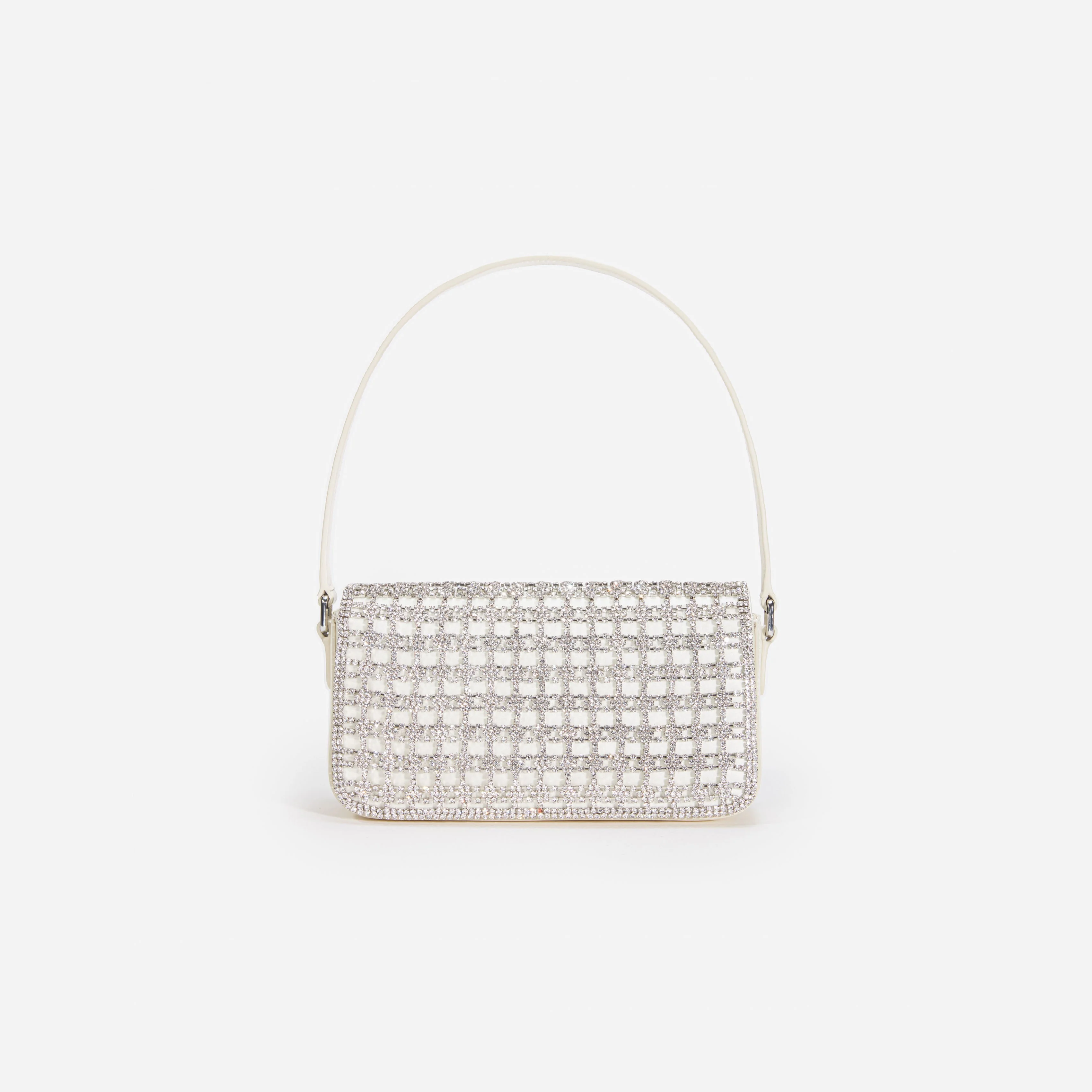 Champagne Crystal Baguette Bag