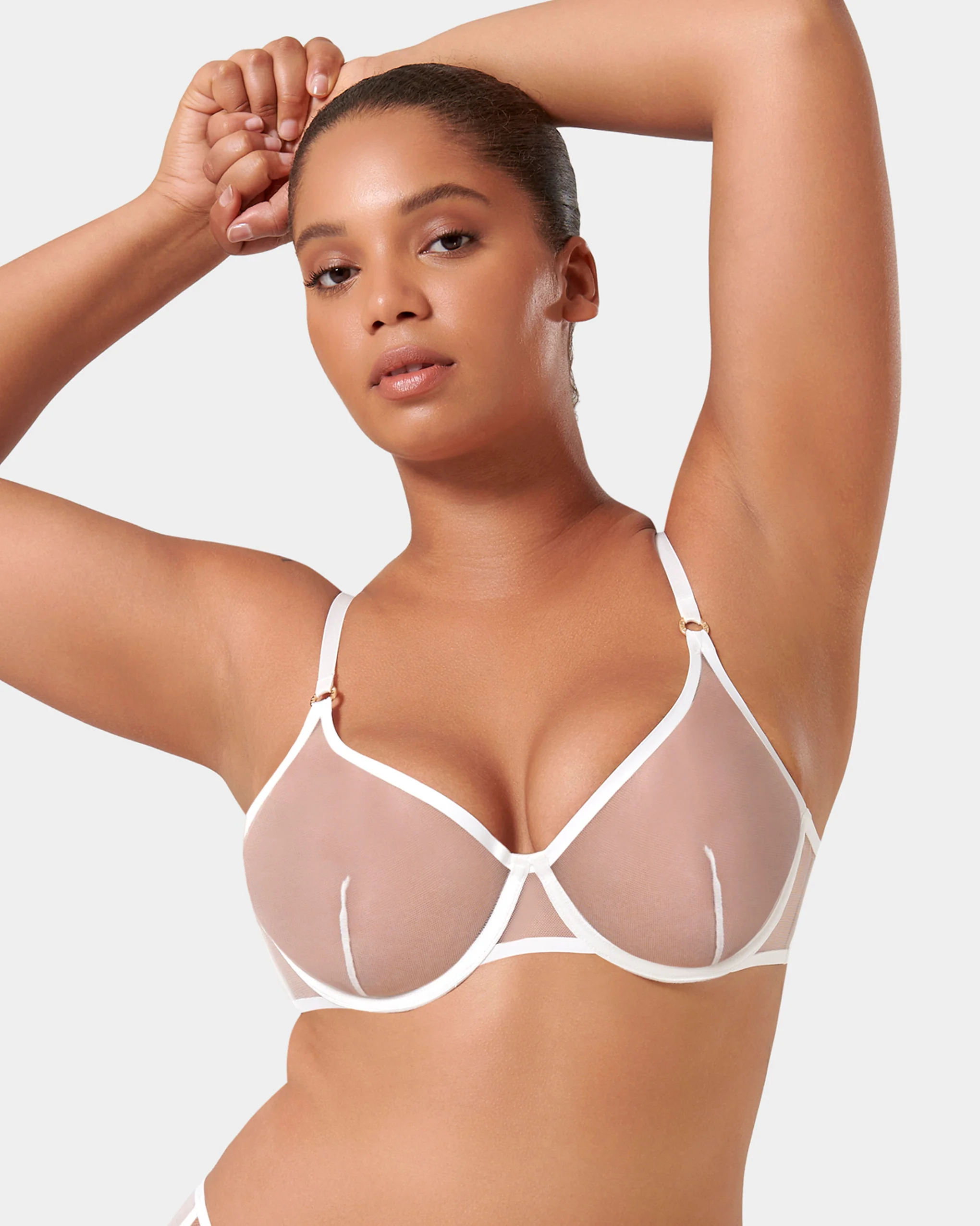 Naomi Wired Bra White