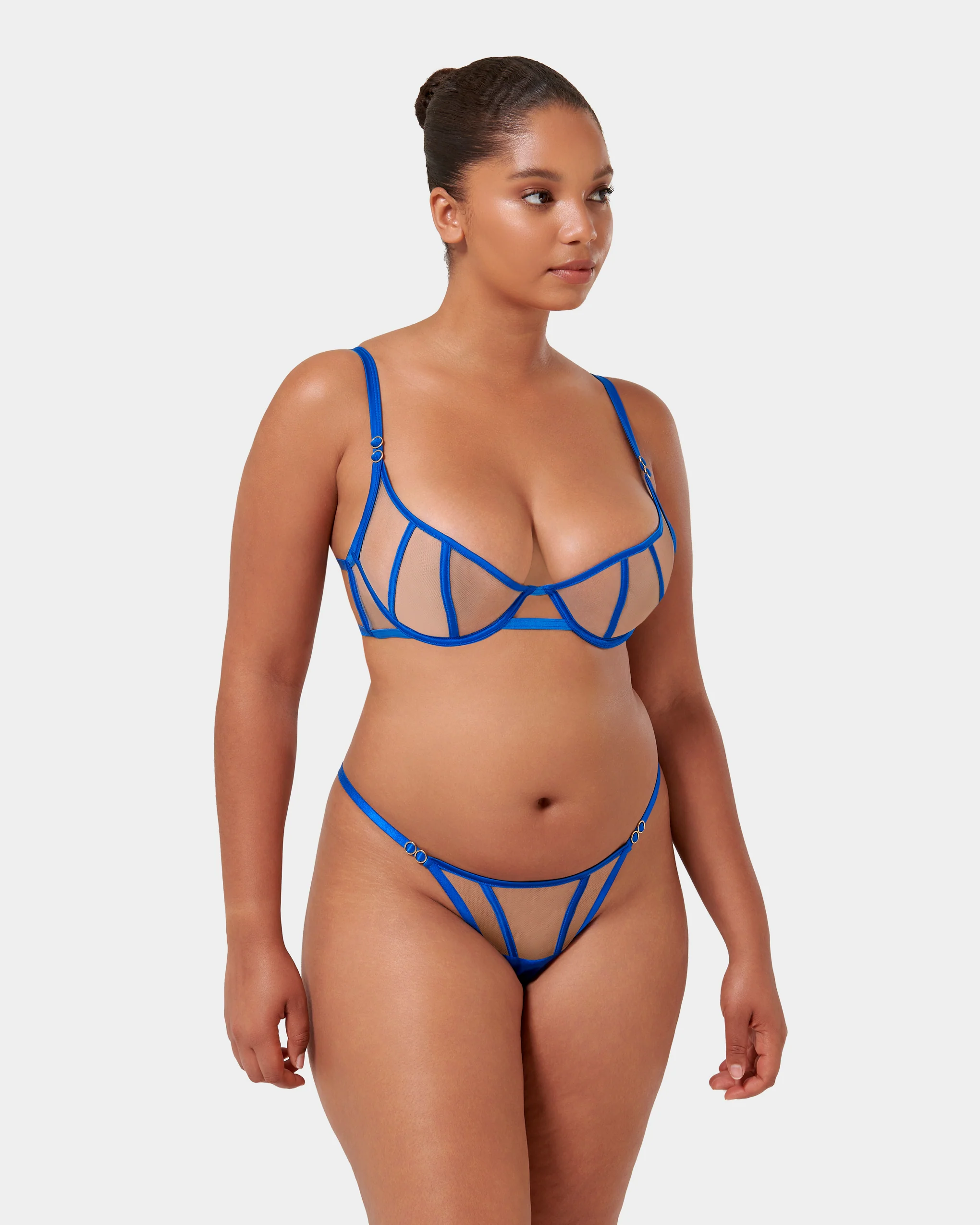 Set: Etta Egyptian Blue/Sheer