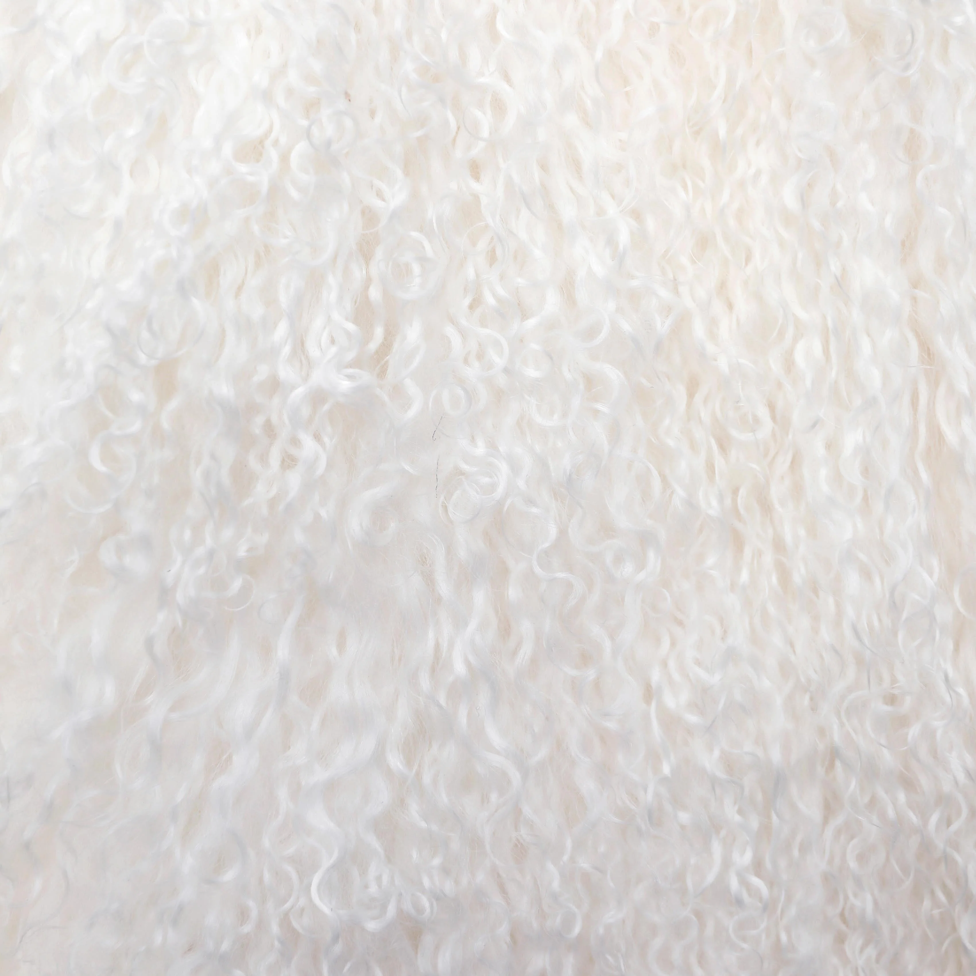 Cream Shearling Coat