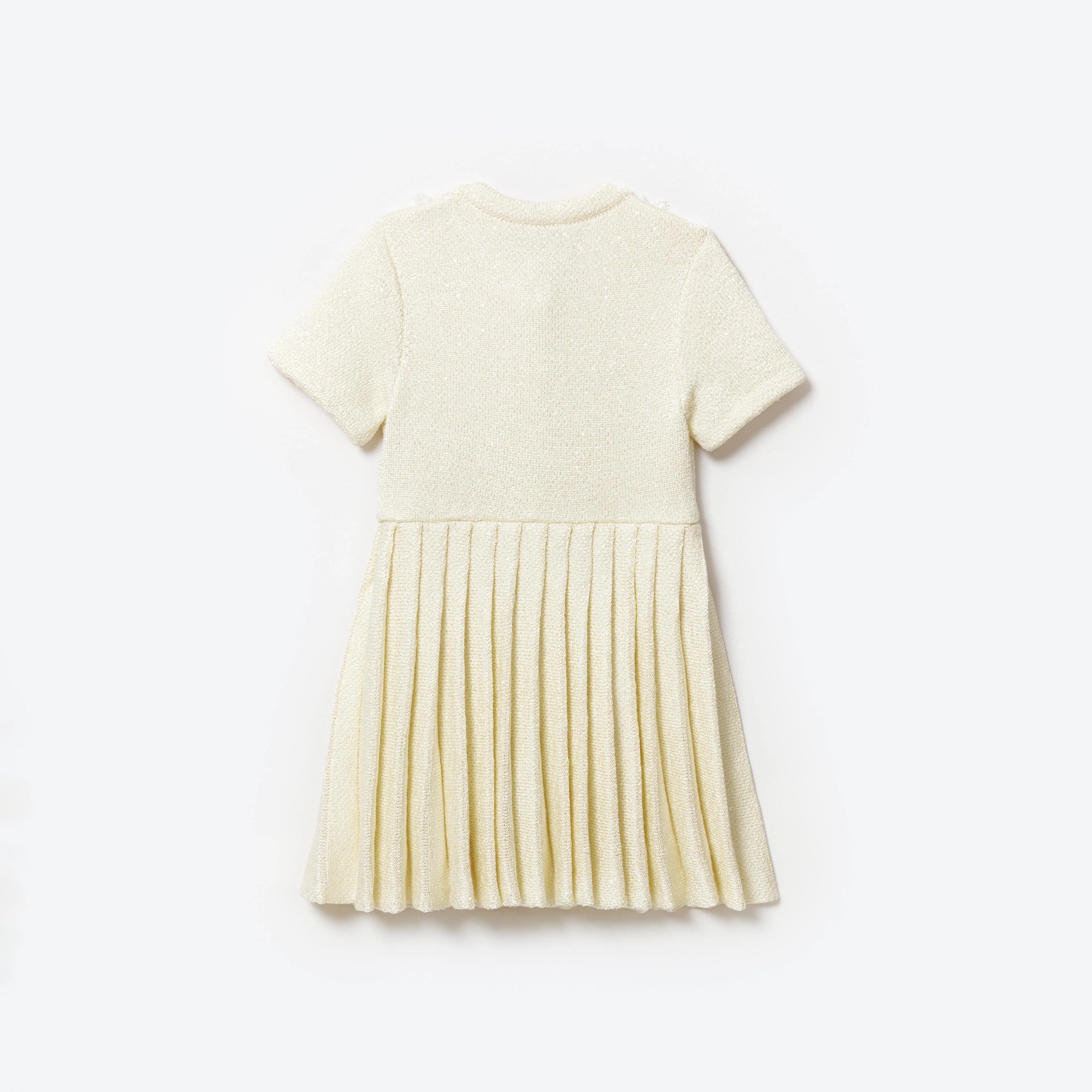 Cream Knit Mini Dress