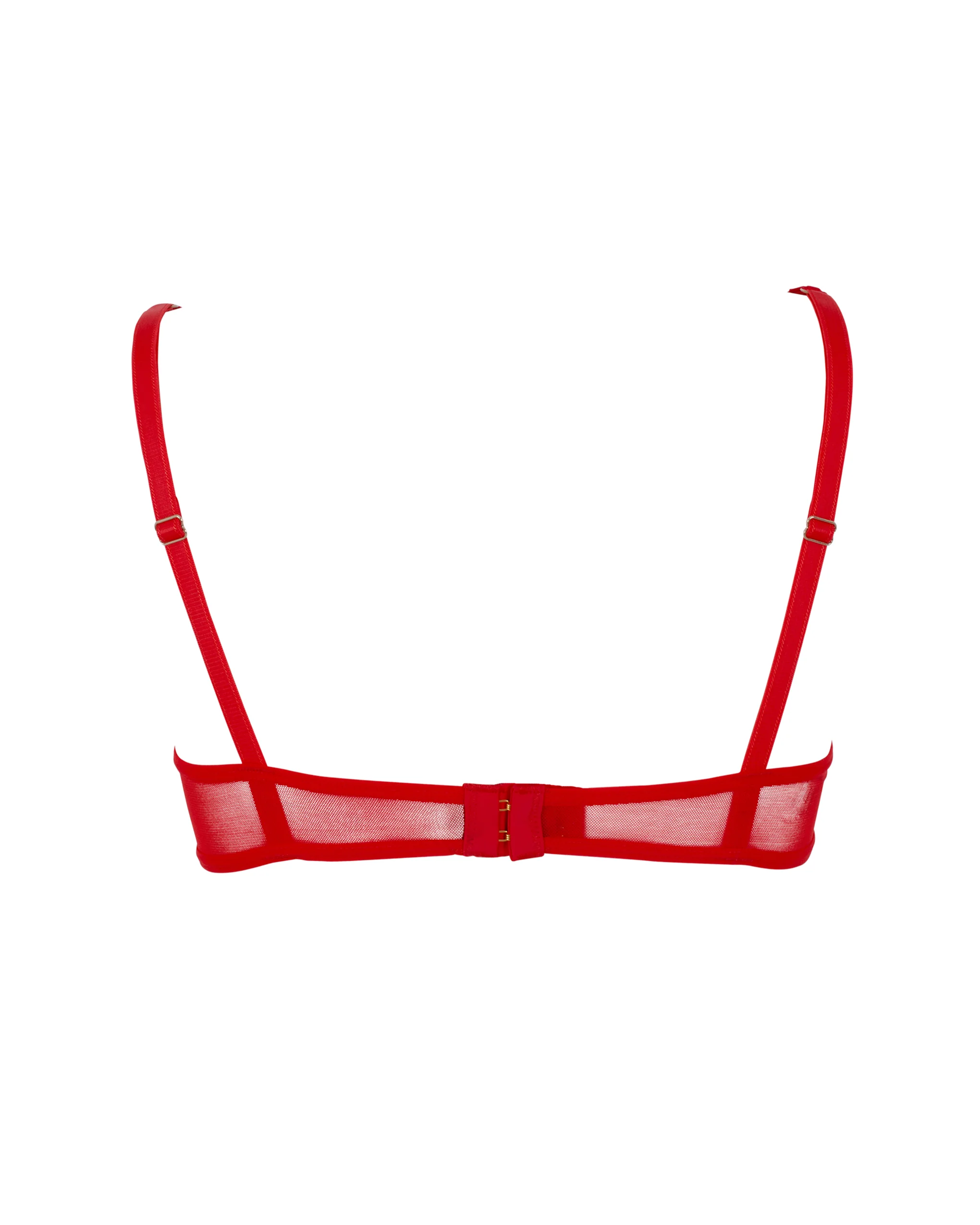 Nova Open Bra Red