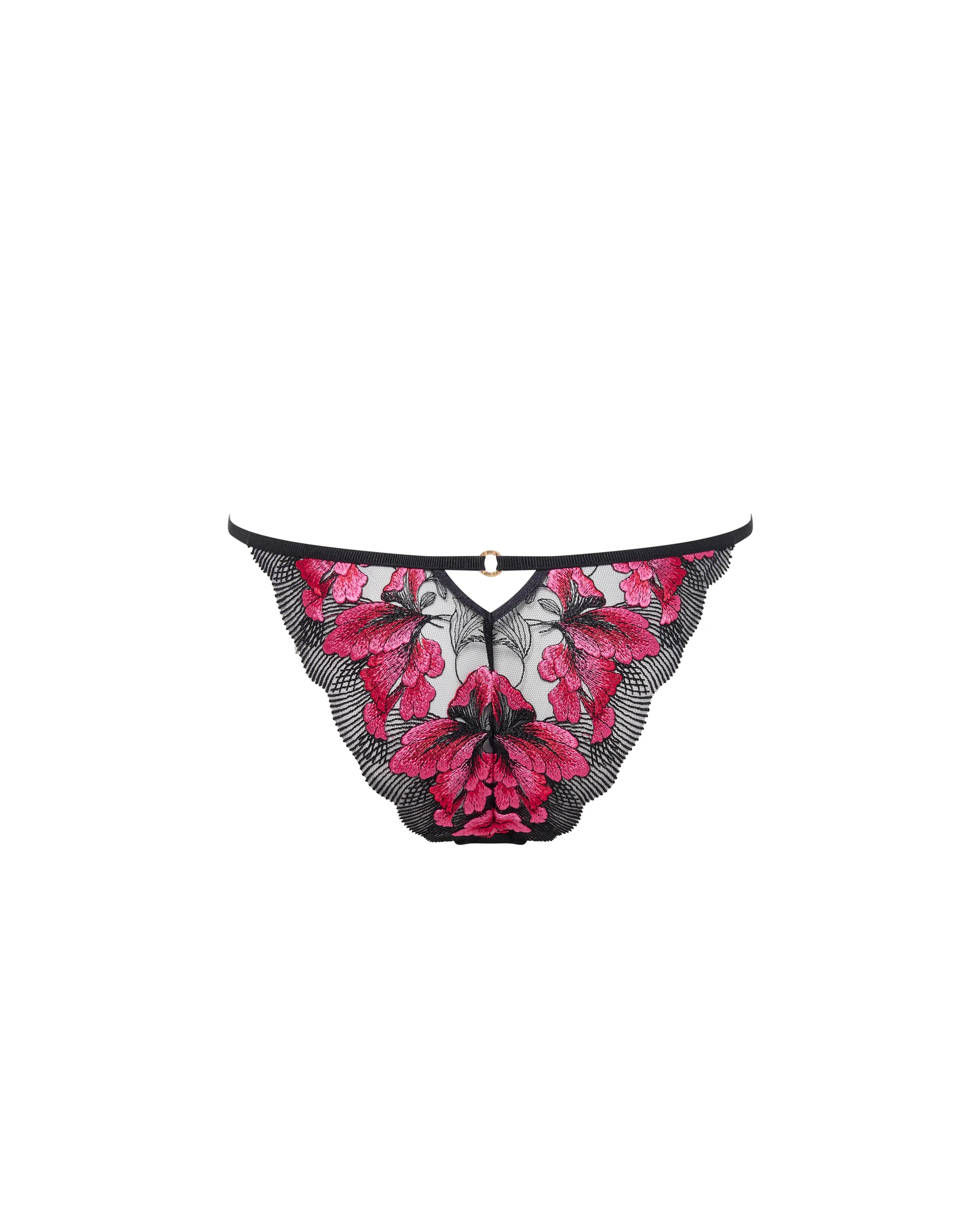 Vivienne Brief Fuchsia Pink/Red/Black