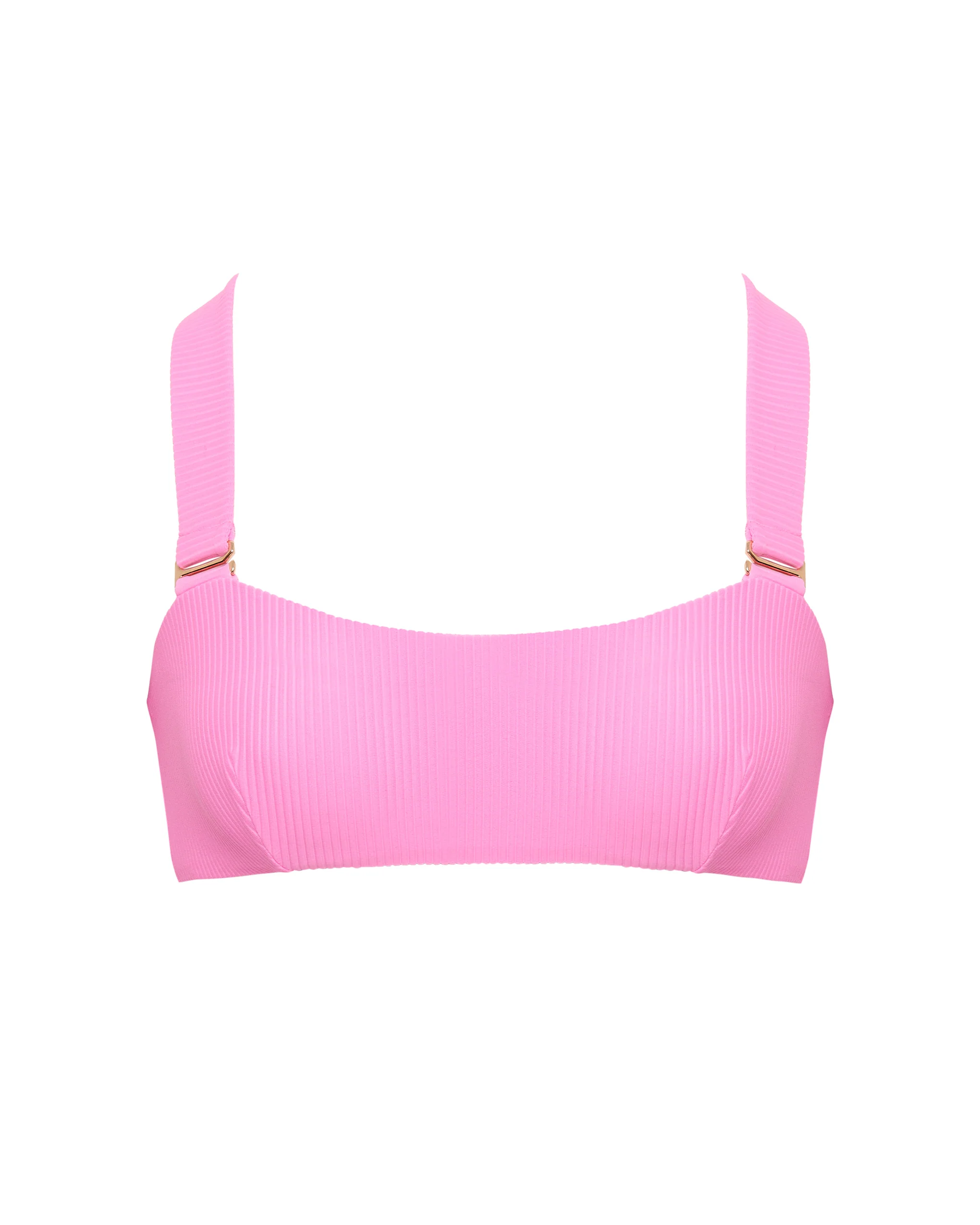 Lucerne Bandeau Bikini Top Pink