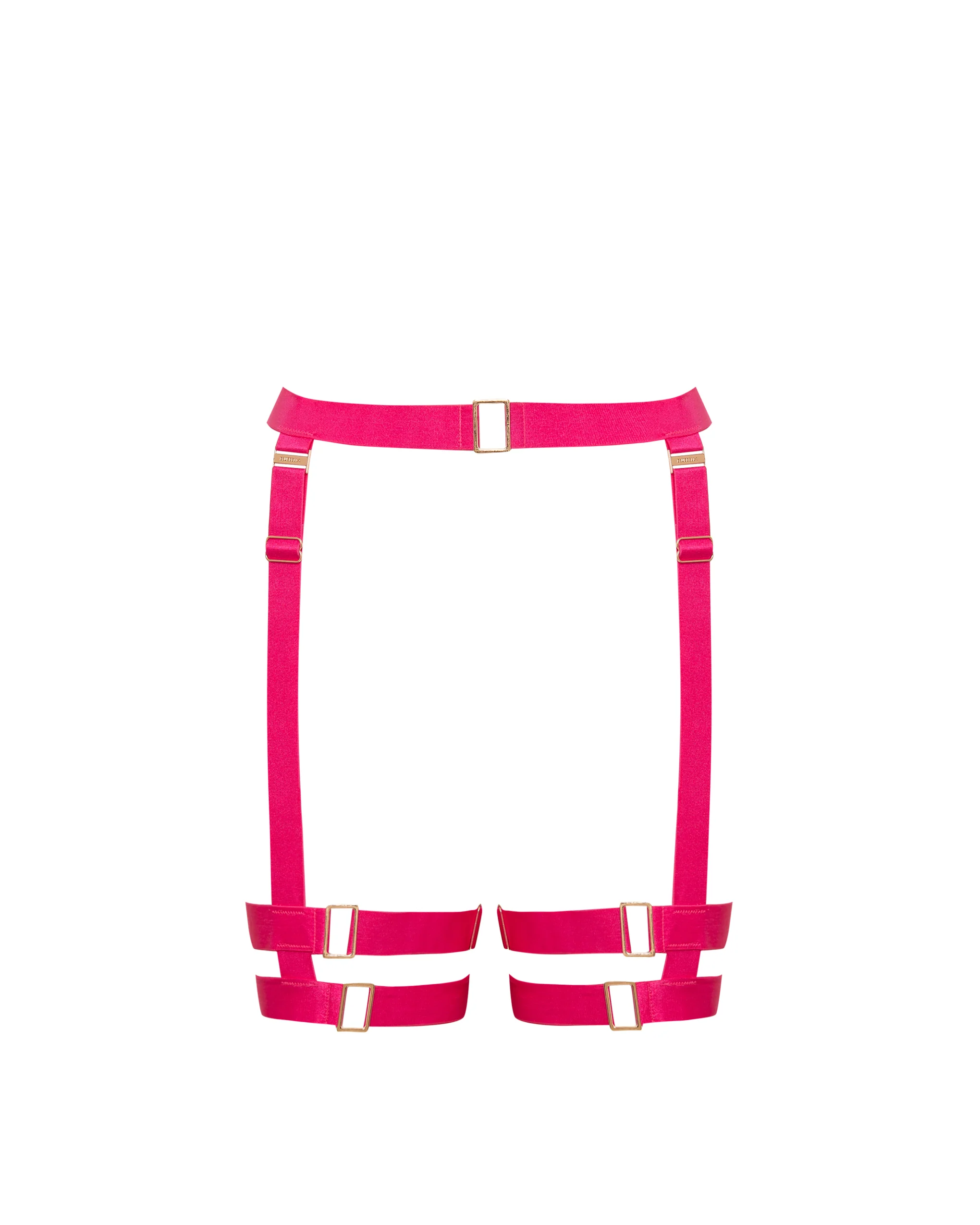 Trinity Thigh Harness Fuchsia Pink