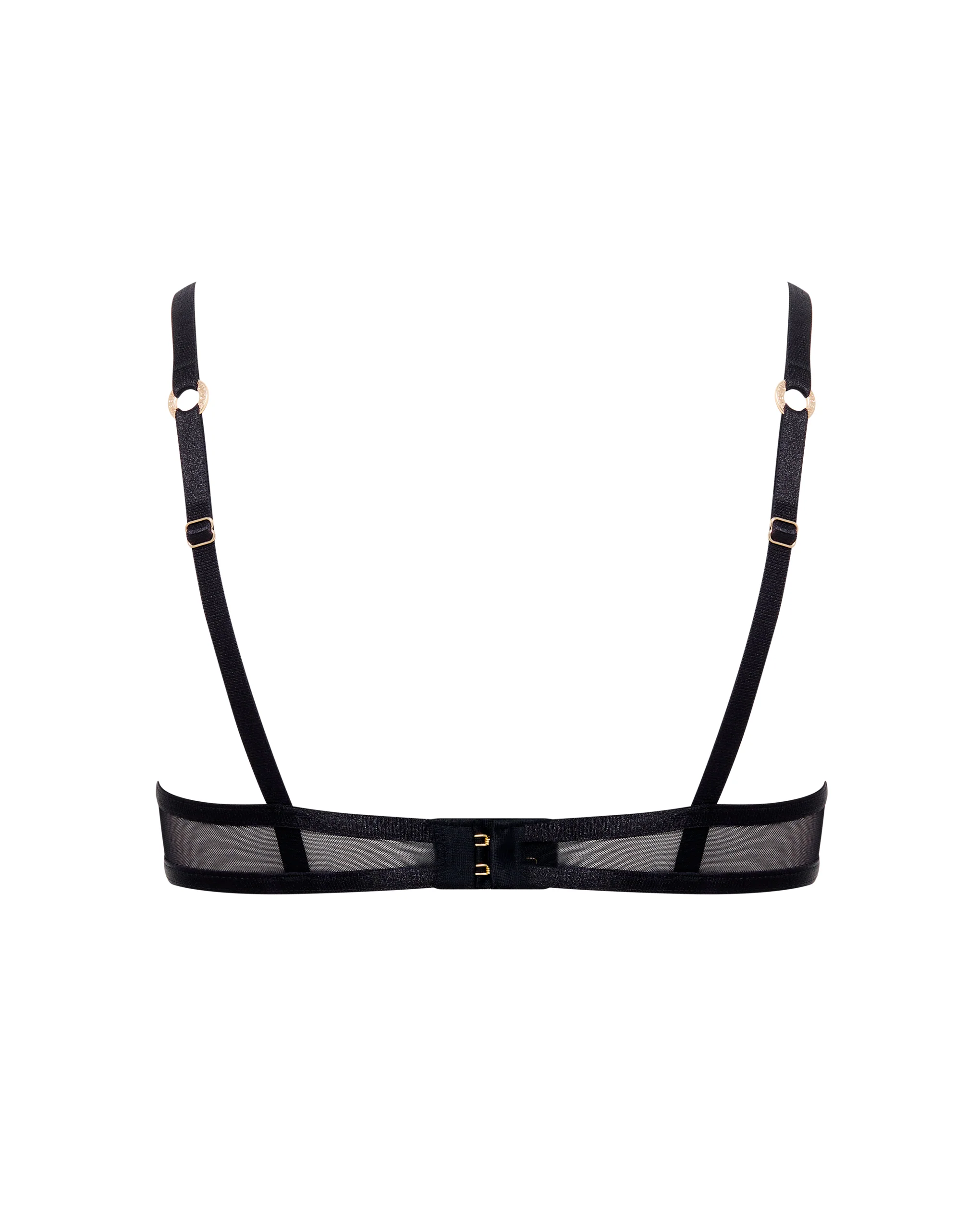 Naomi Sheer Bra Black