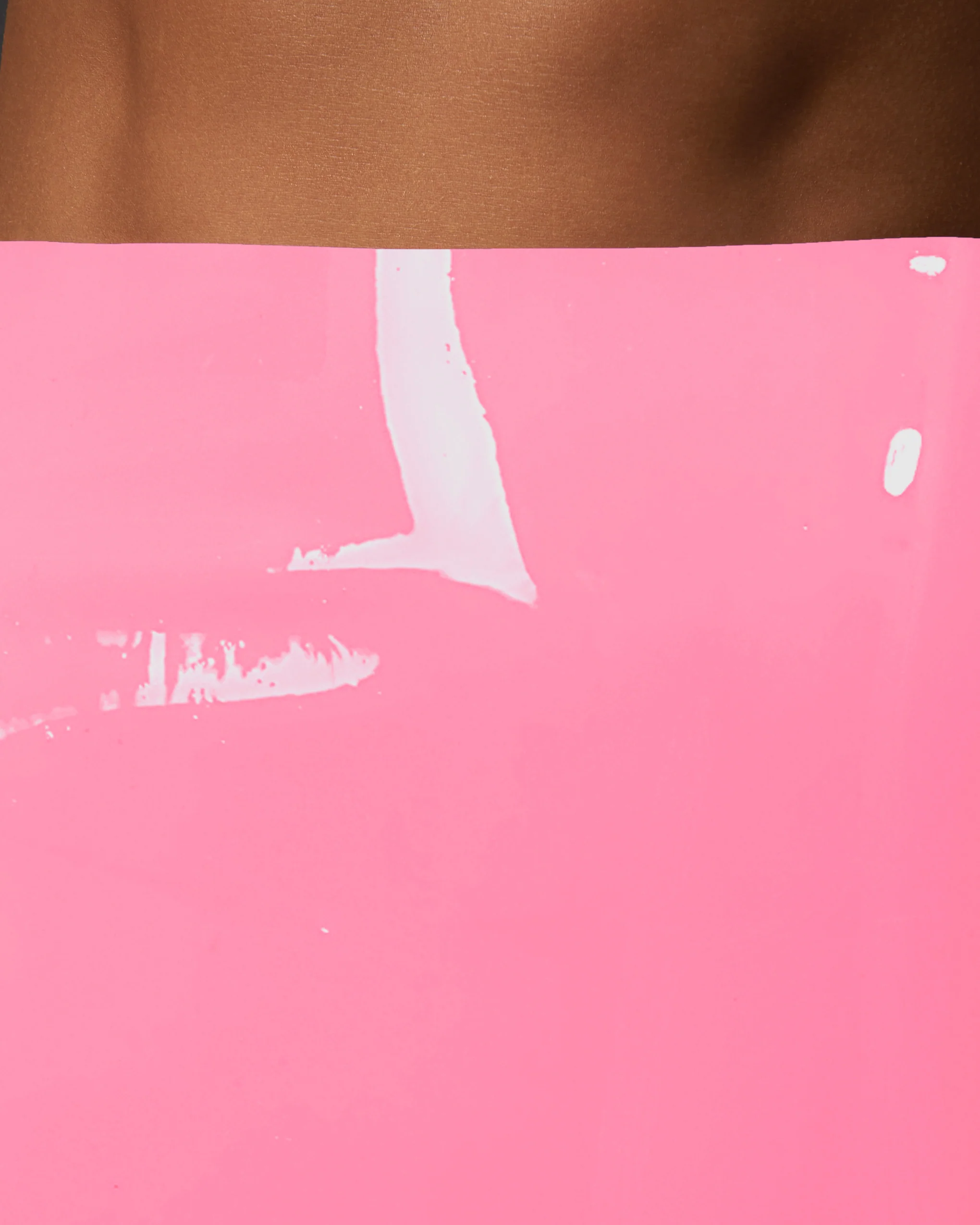 Latex High-waist Hot Pant Bubblegum Pink