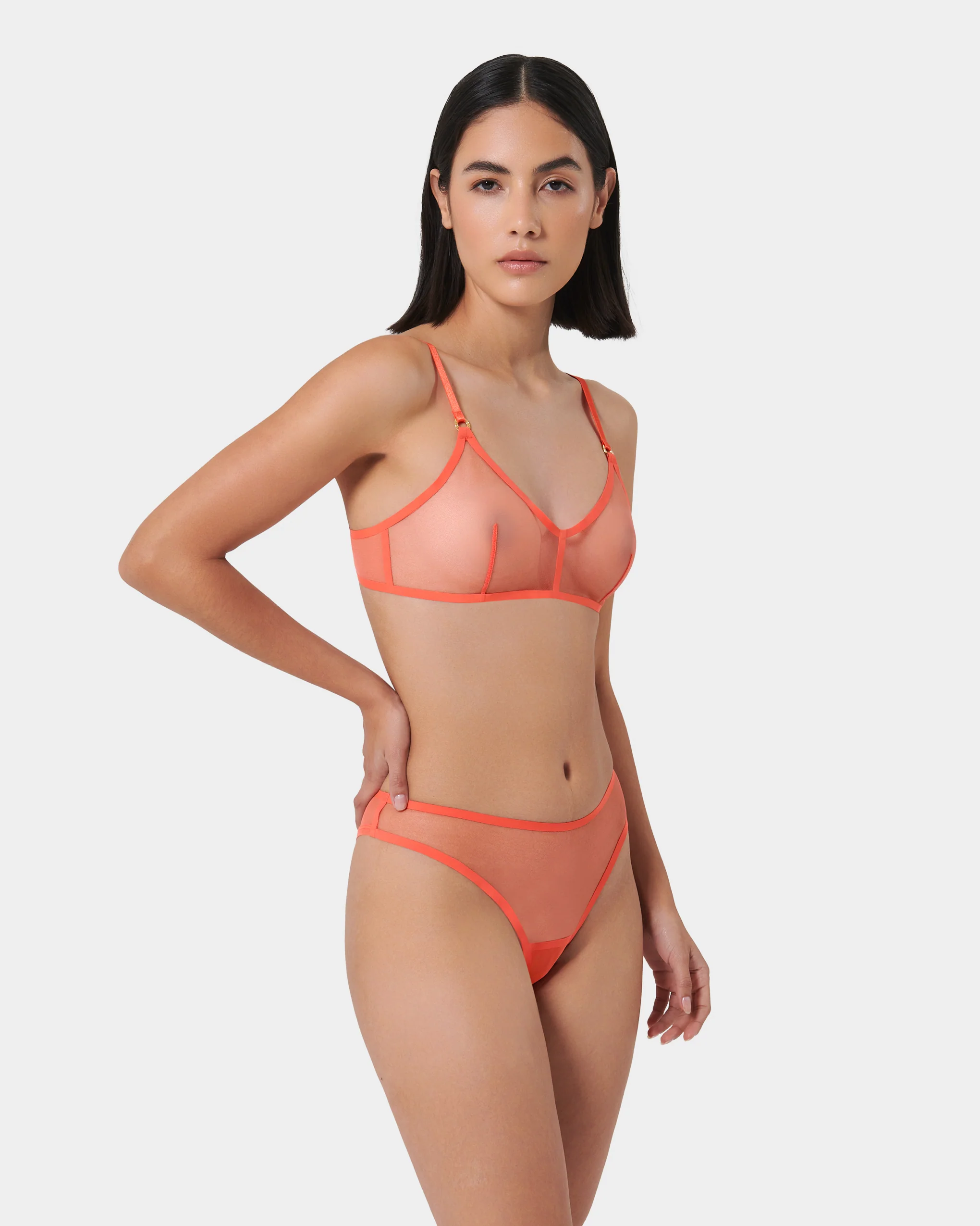 Naomi Soft Bra Hot Coral