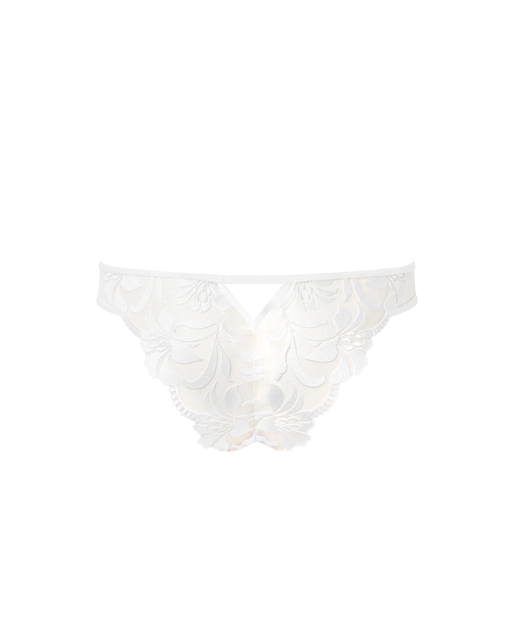 Leonora Brief White/Sheer