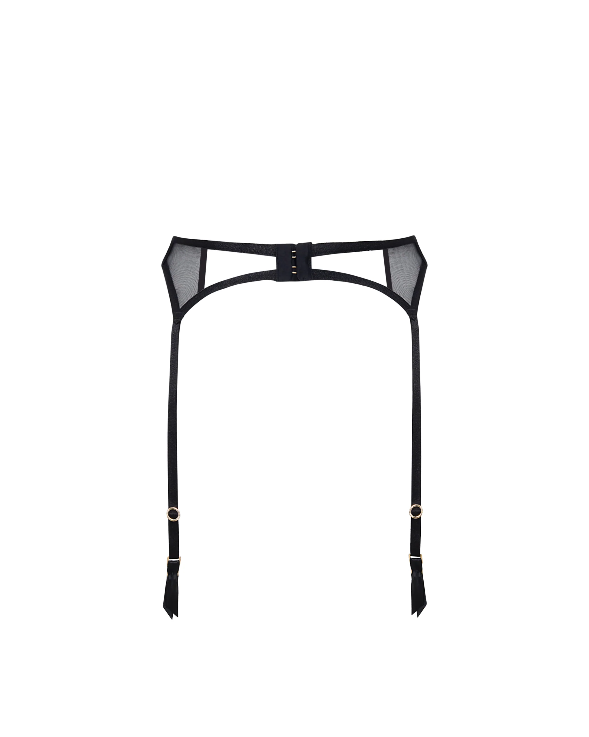 Kalmia Suspender Black/Sheer