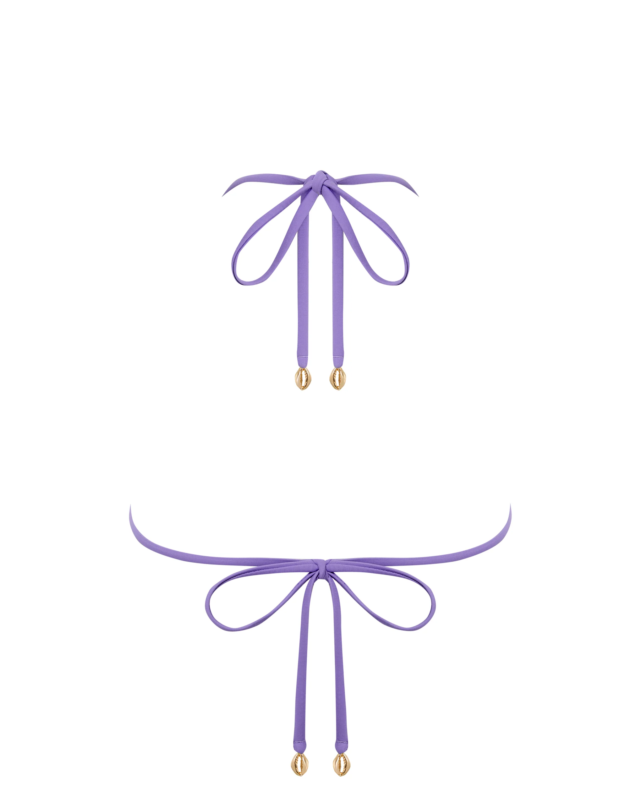 Shala Triangle Bikini Top Lilac