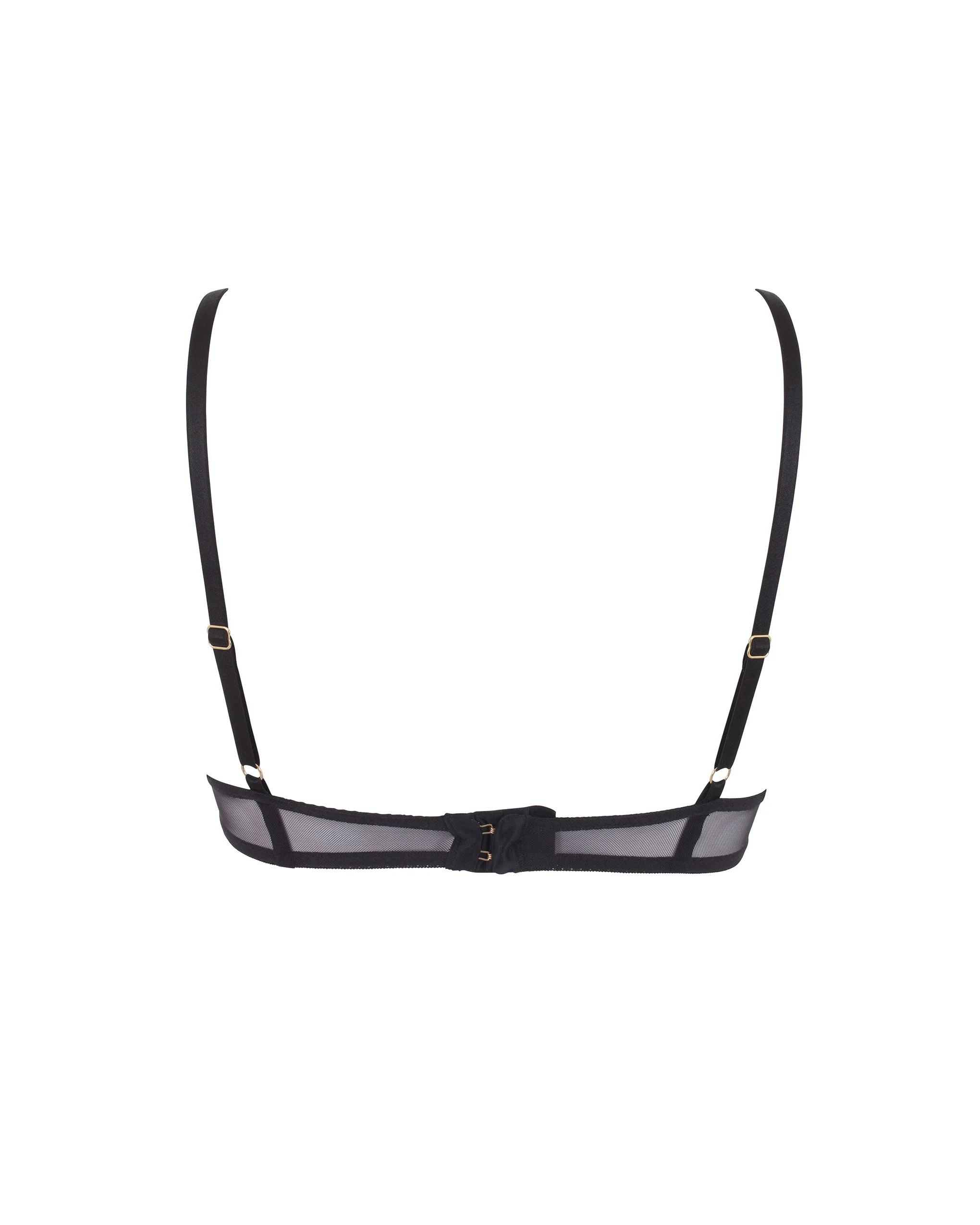 Persephone Bra Sheer/Black