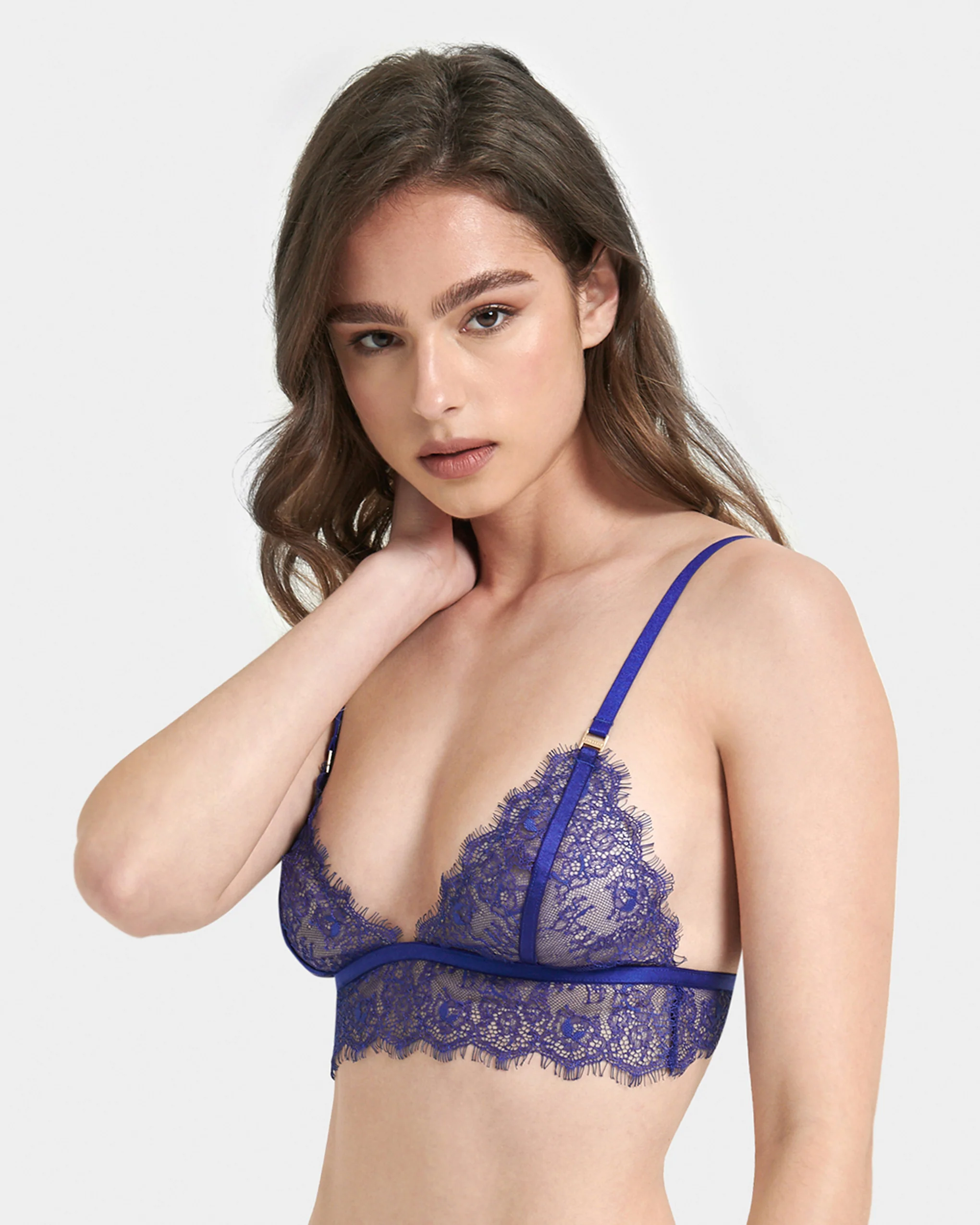 Grace Soft Bra Surf the Web Blue