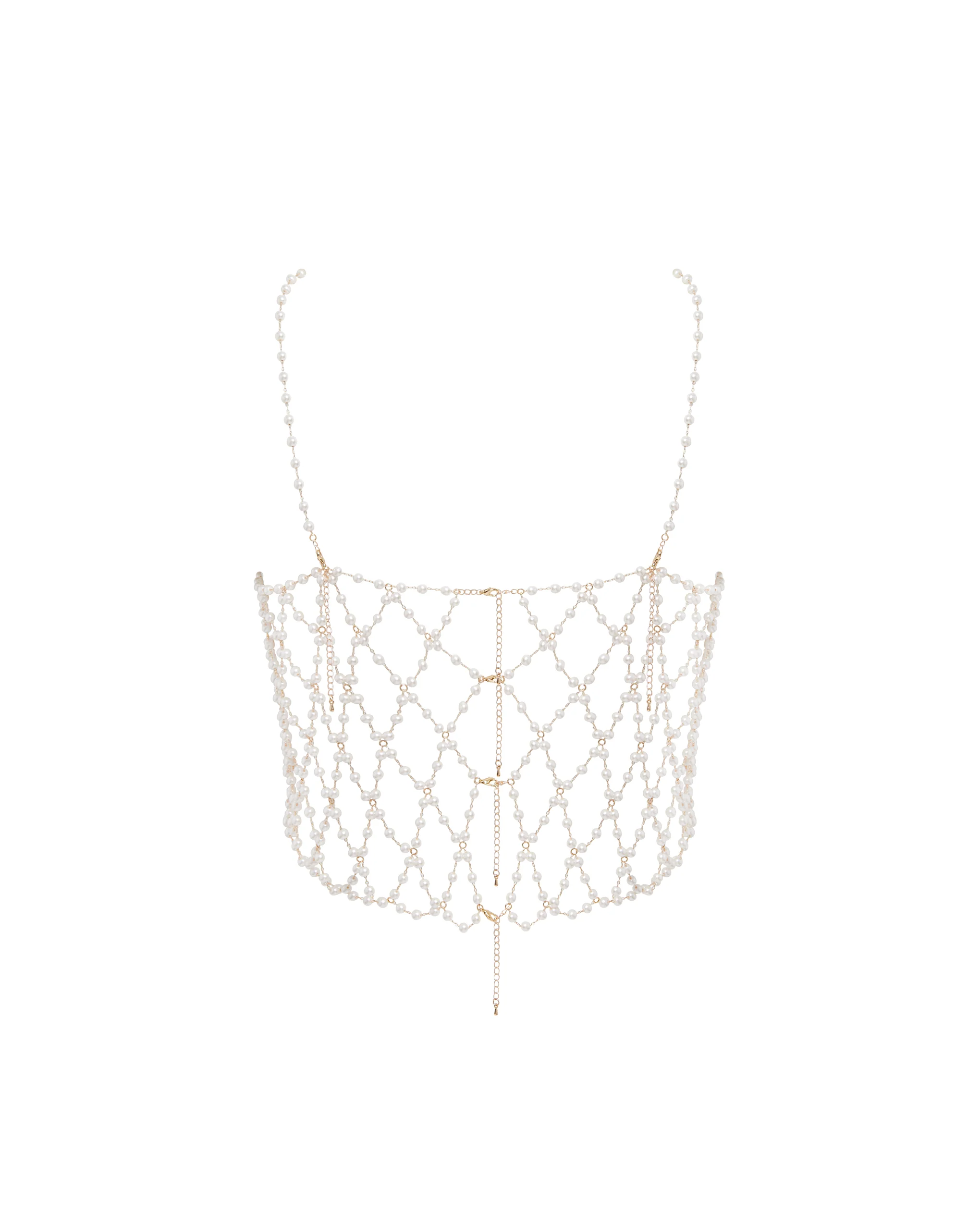 Pearl Crop Cami Pearl/Gold