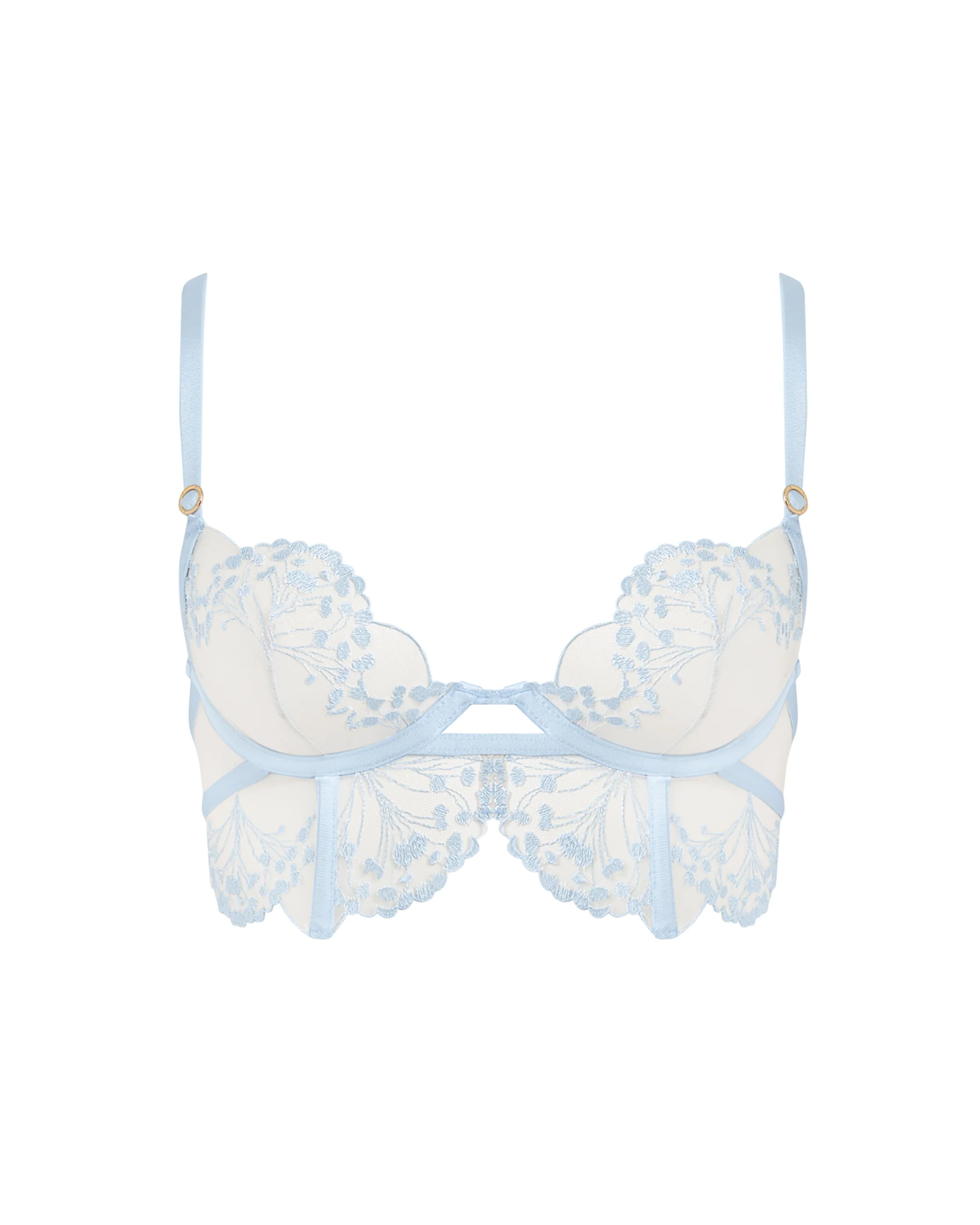 Marisa Wired Bra Ice Water Blue/Sheer