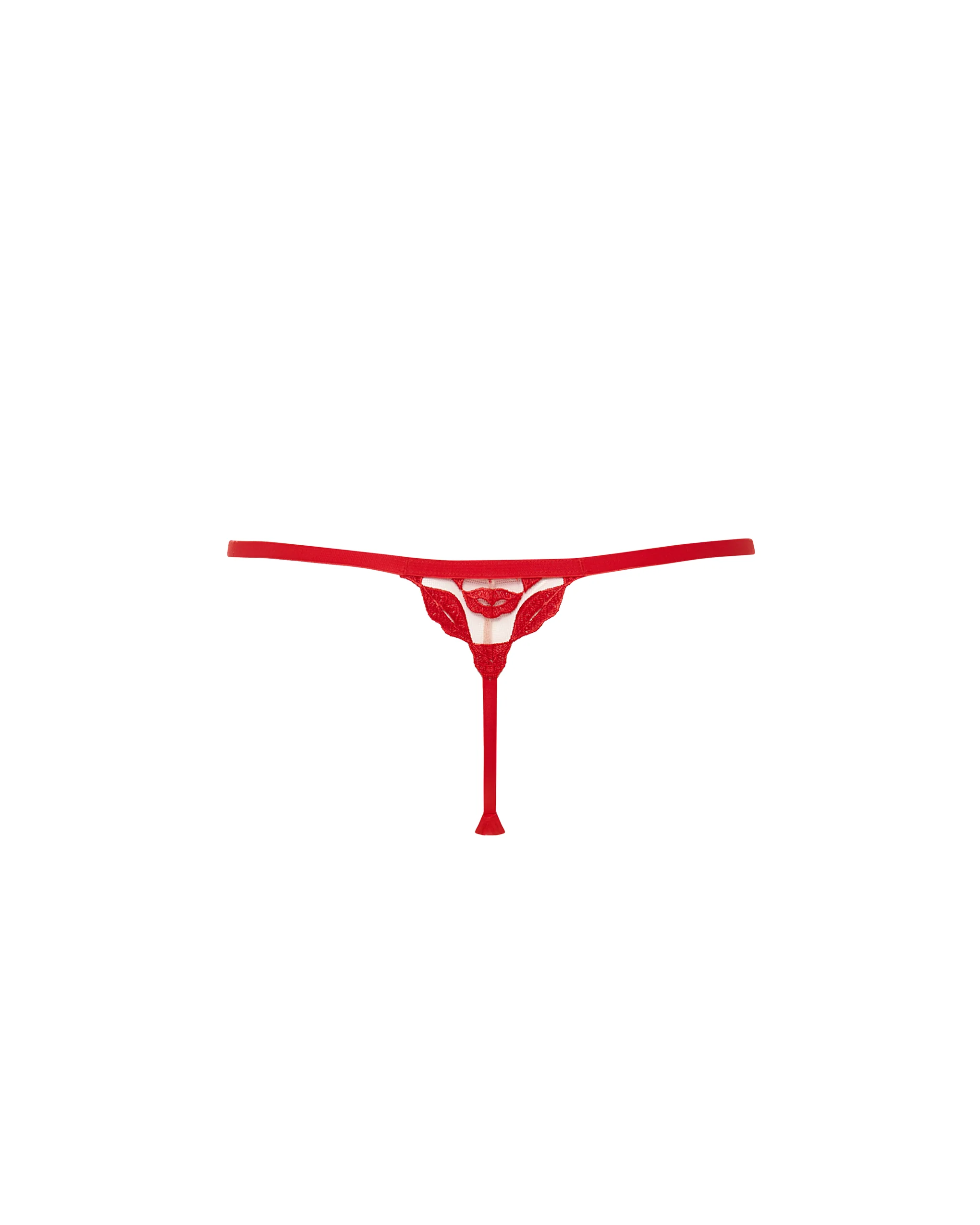 Marian Thong Red/Sheer