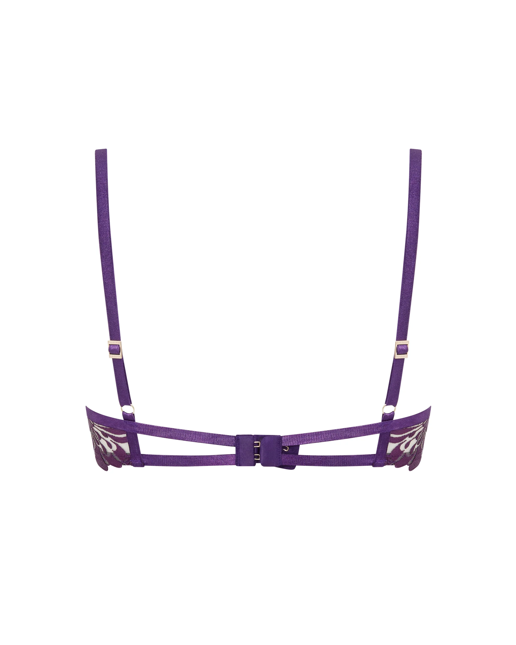 Leonora Wired Bra Acai Purple/Sheer
