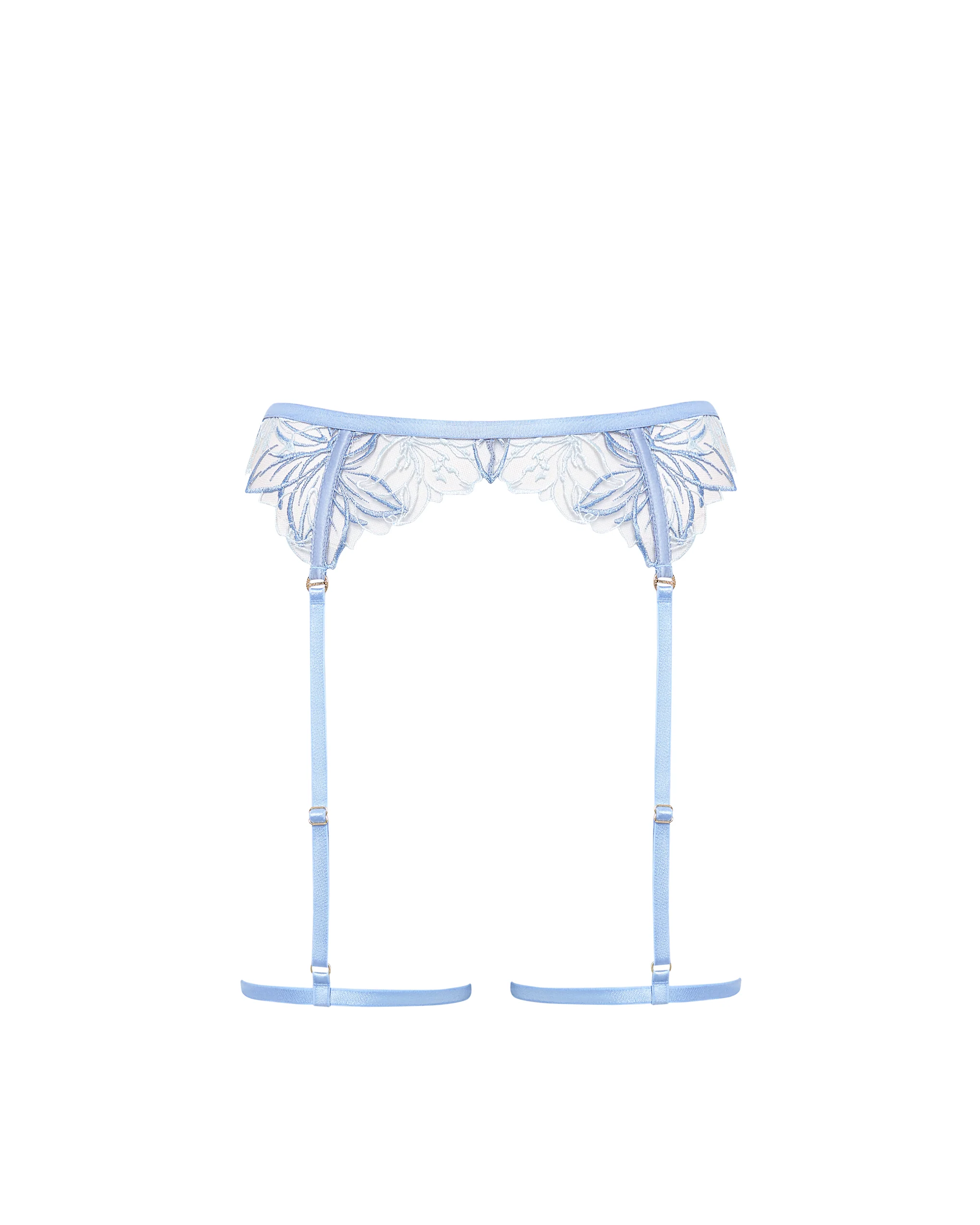 Lilly Thigh Harness Hydrangea Blue/Ice Water Blue/Sheer