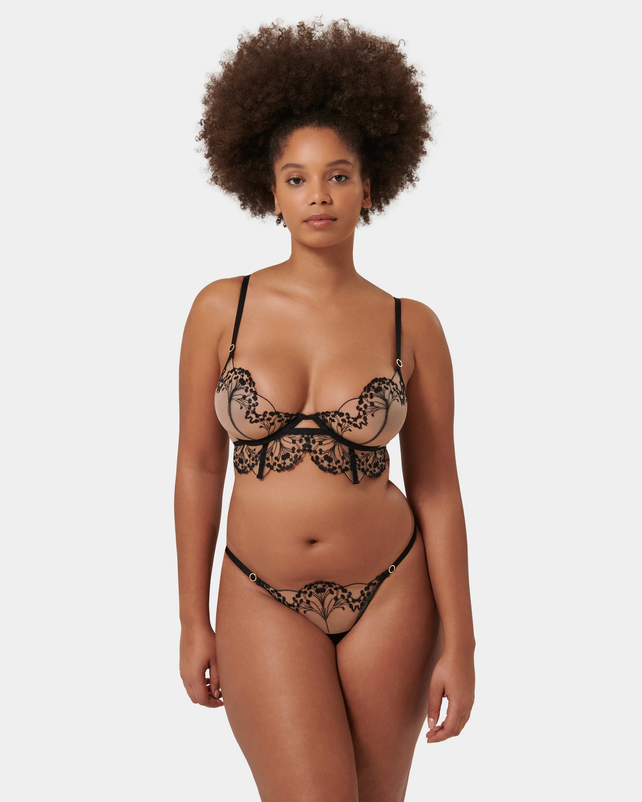 Marisa Brief Black/Sheer