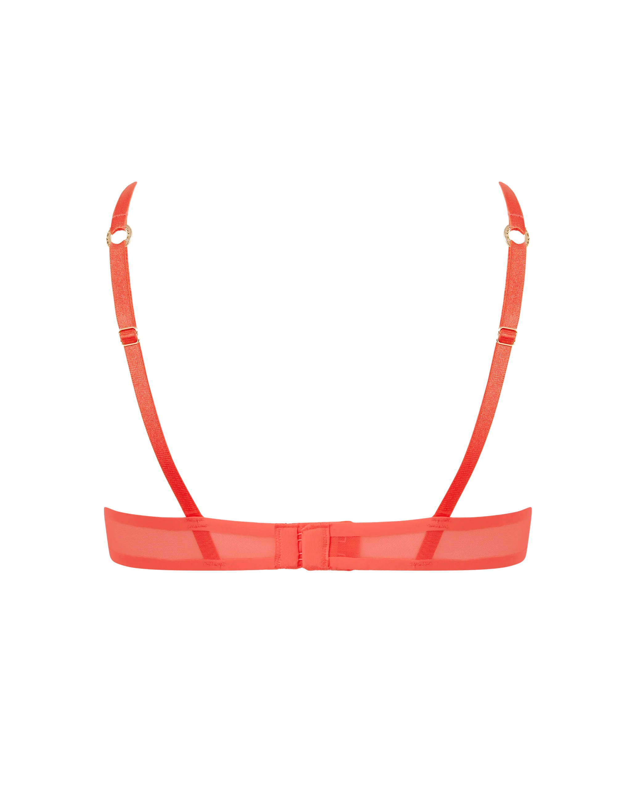 Naomi Wired Bra Hot Coral