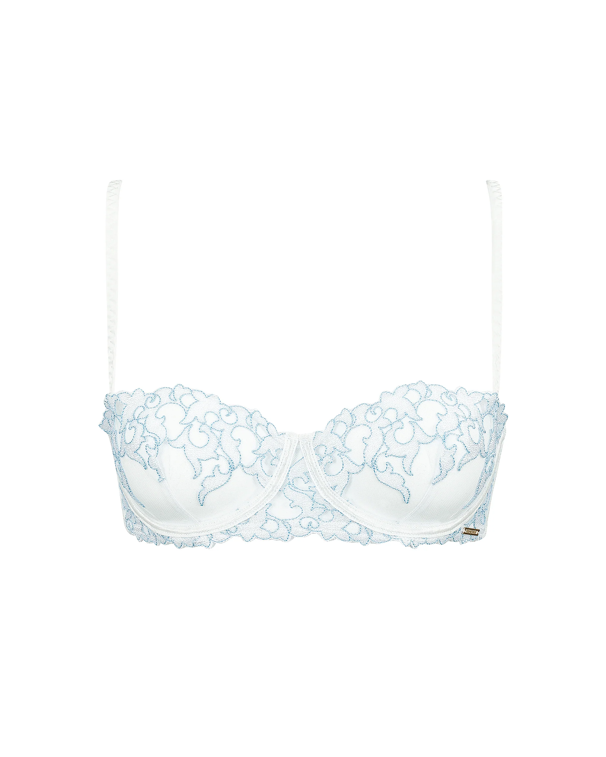 Gabriella Bra White/Blue Topaz