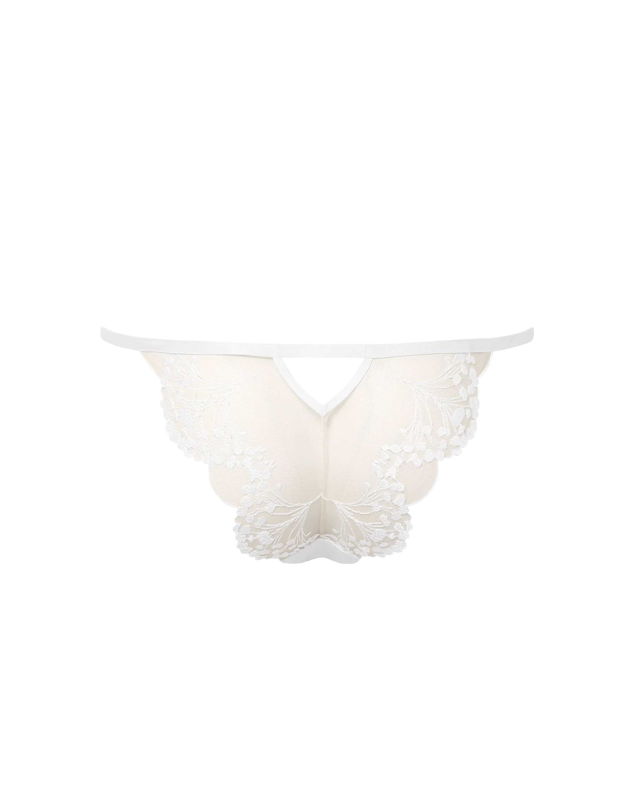Marisa Brief White/Sheer