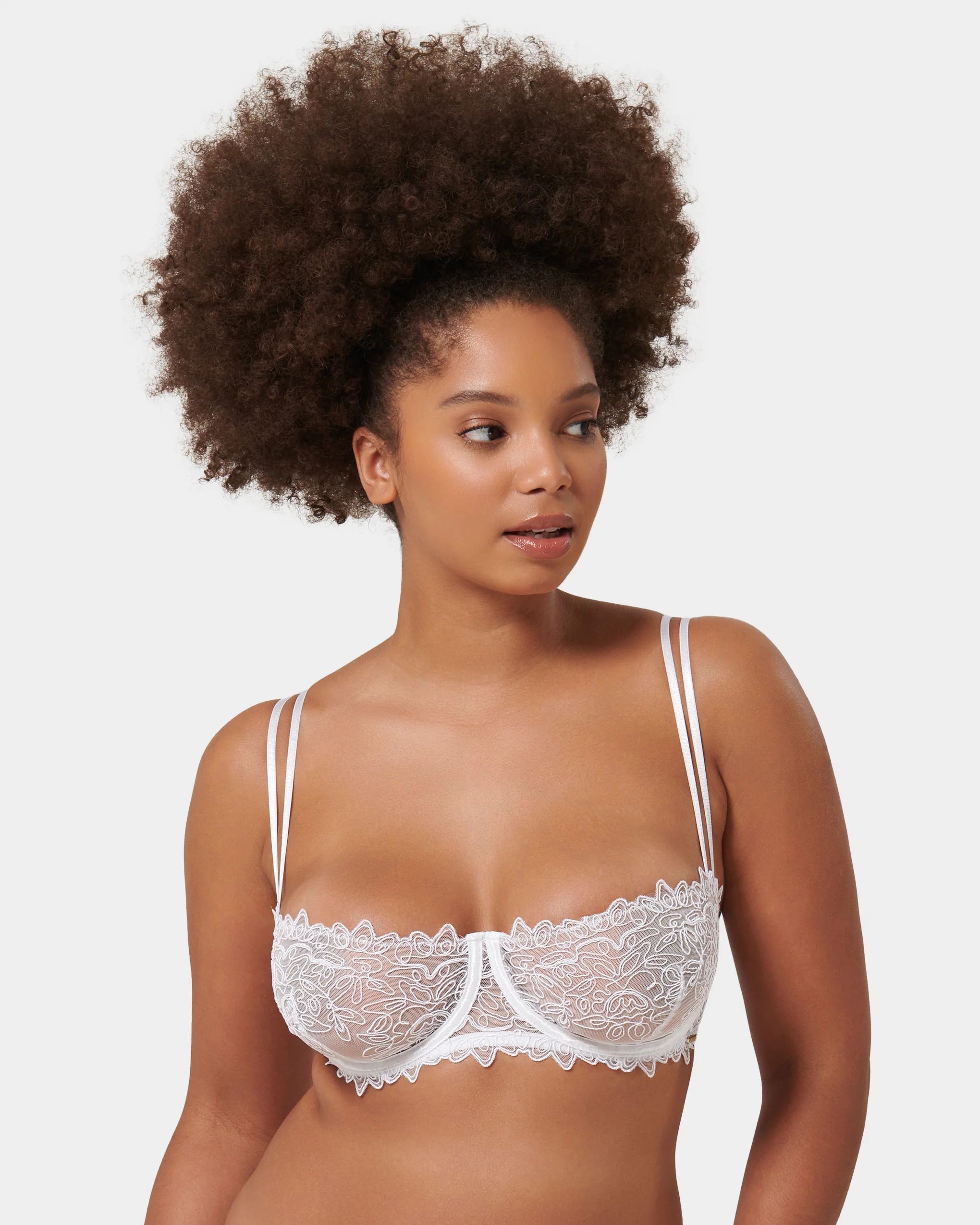 Audrey Wired Bra White