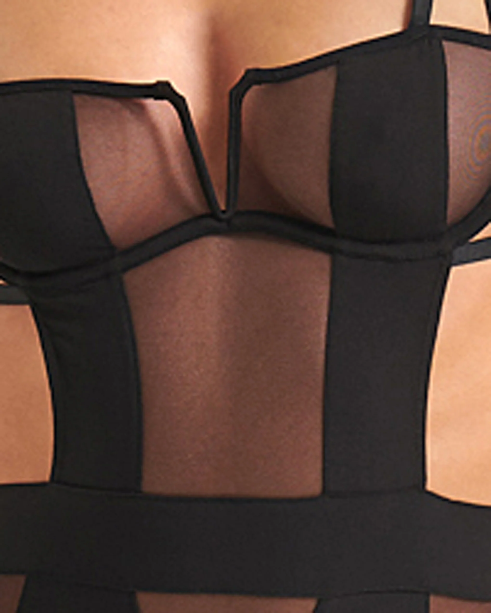 Orla Sheer Bodysuit Black