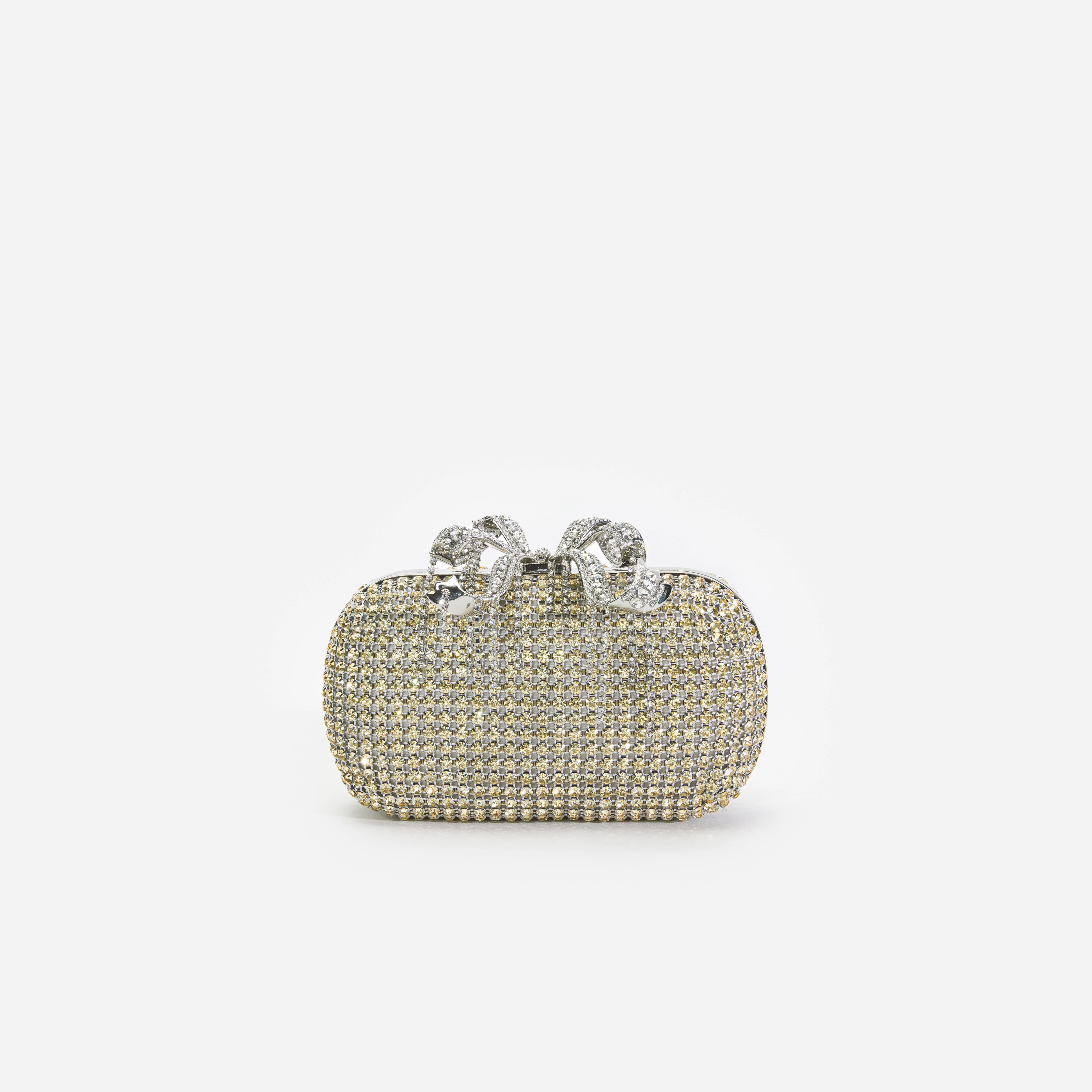 Champagne Chainmail Clutch Bag