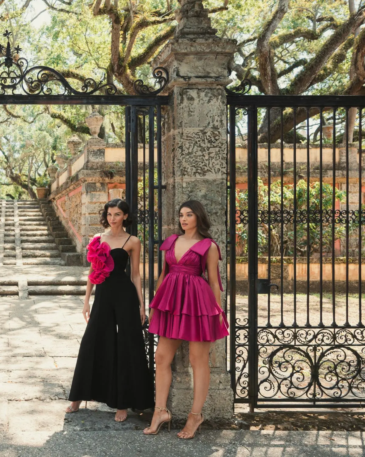 Black Oversized Ruffle Wide Leg Jumpsuit