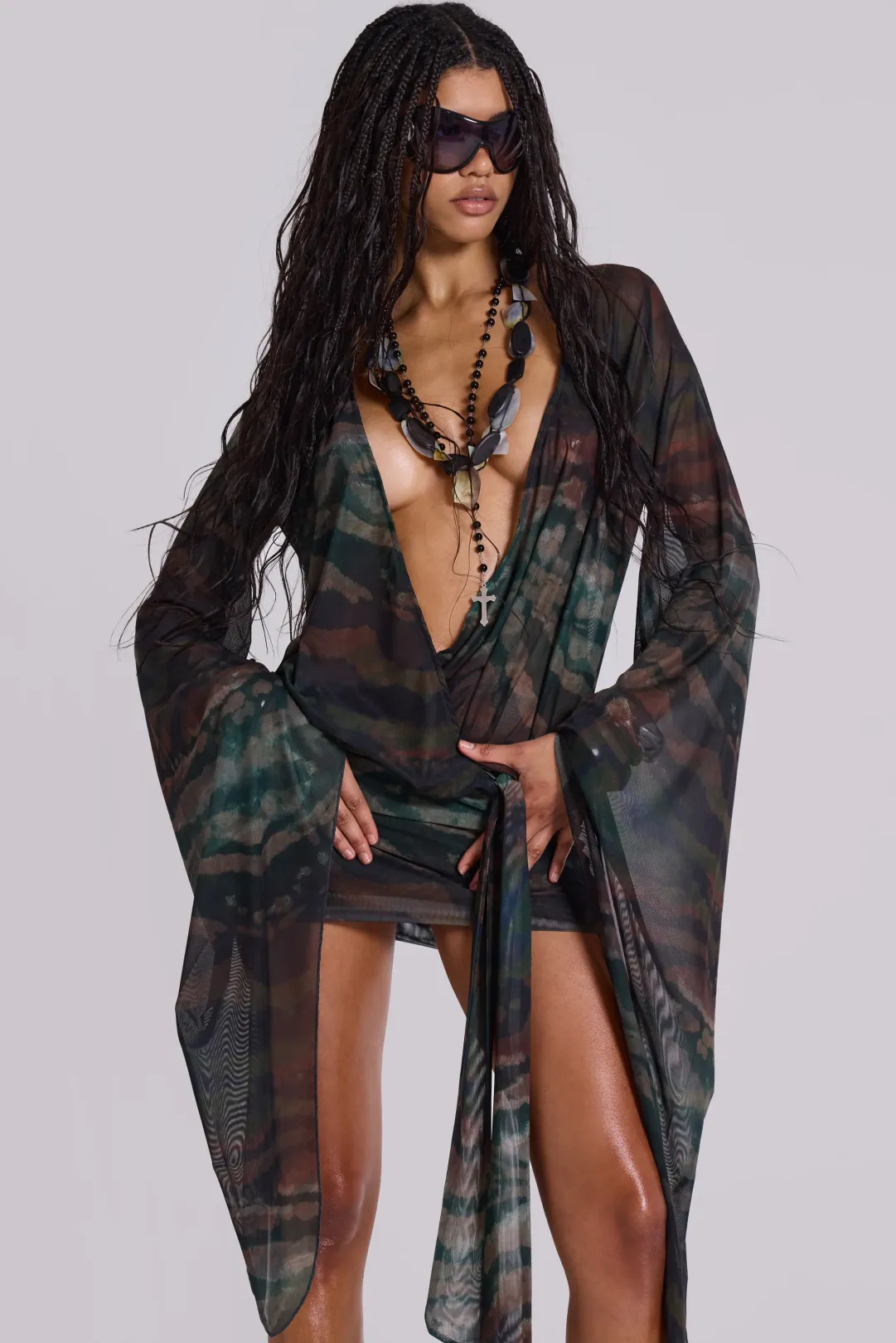 mia shimmer mini dress Sudi Etuz BRONZE SHIMMER MINI DRESS