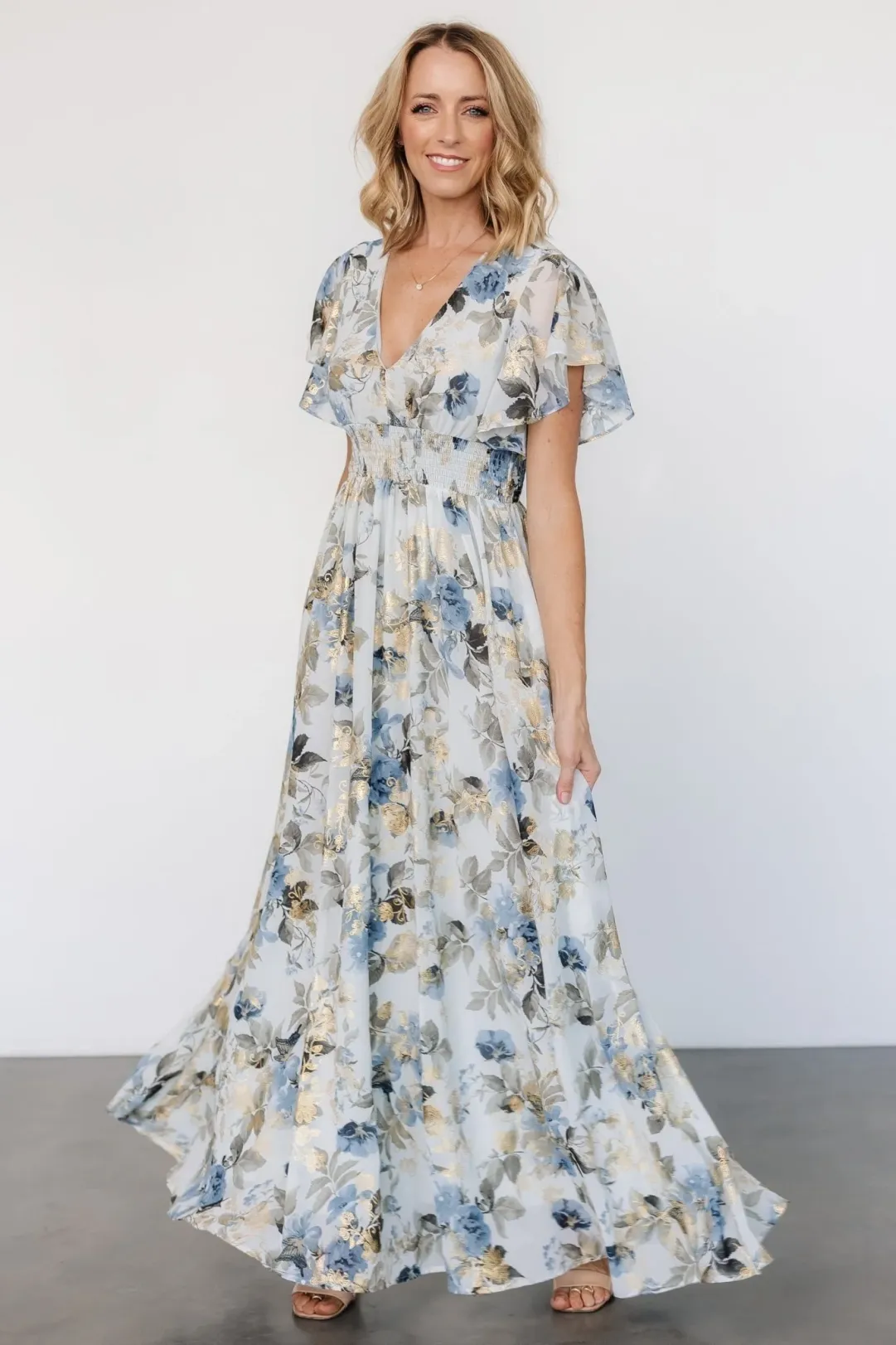 lynlee metallic maxi dress Lynlee Metallic Maxi Dress