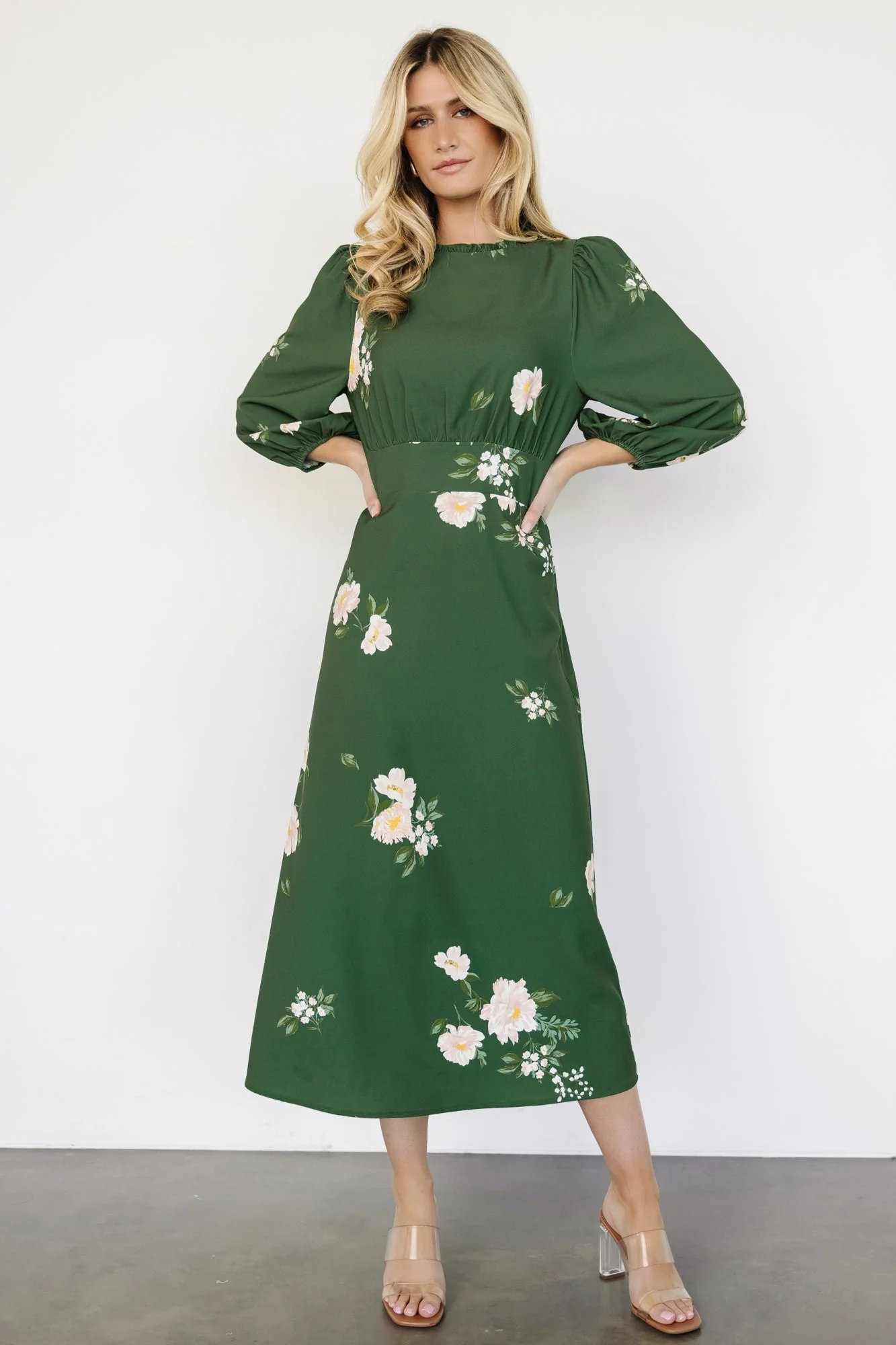 Karalie Maxi Dress | Green Floral