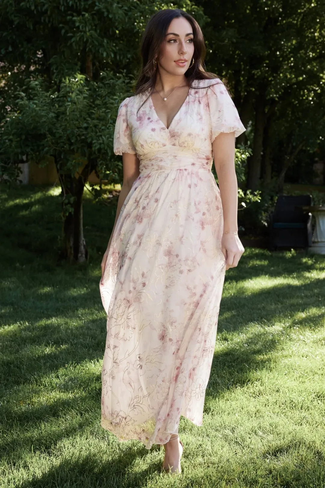 ardley maxi dress Baltic Born Womens Ardley Maxi Dress | Sage Floral